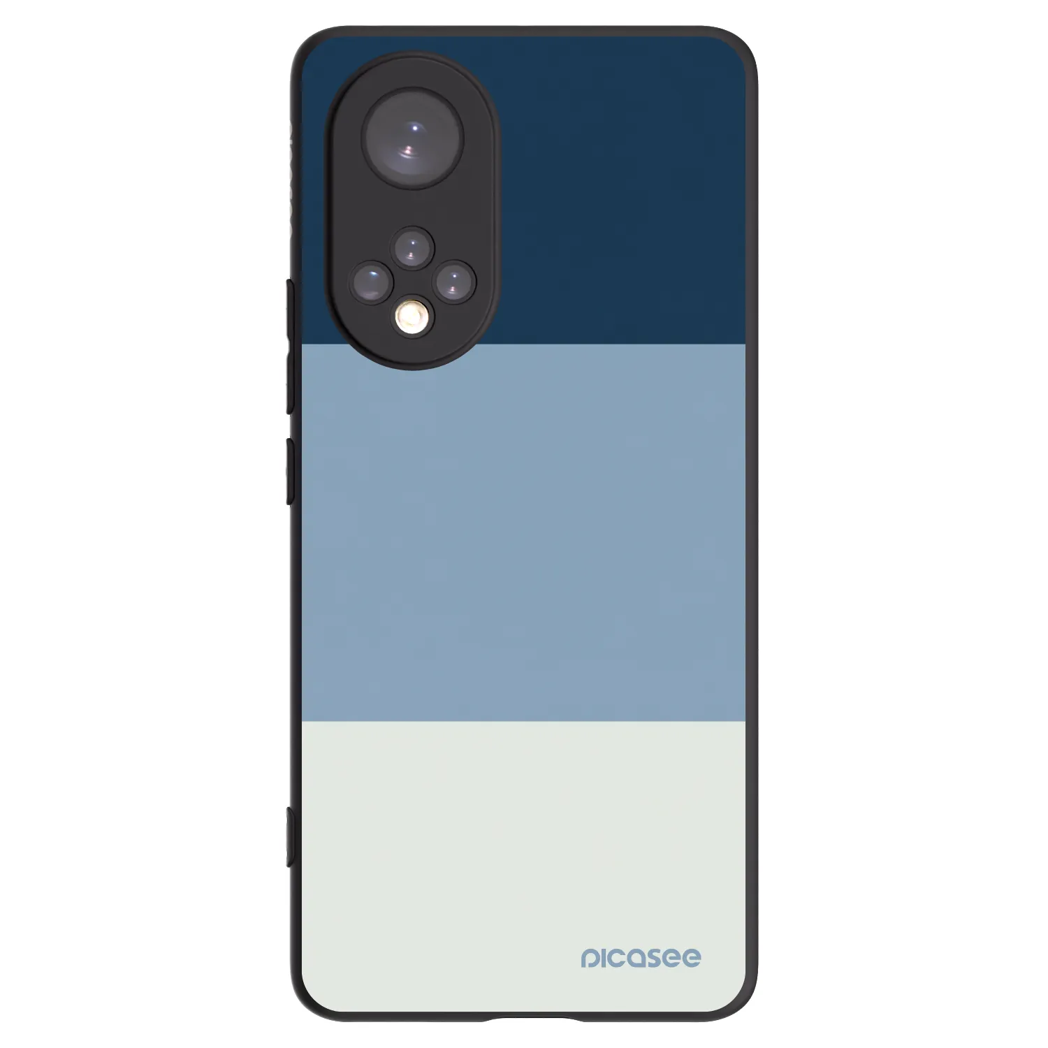 Picasee Μαύρη θήκη σιλικόνης για Honor 50 5G - Coastal Blue