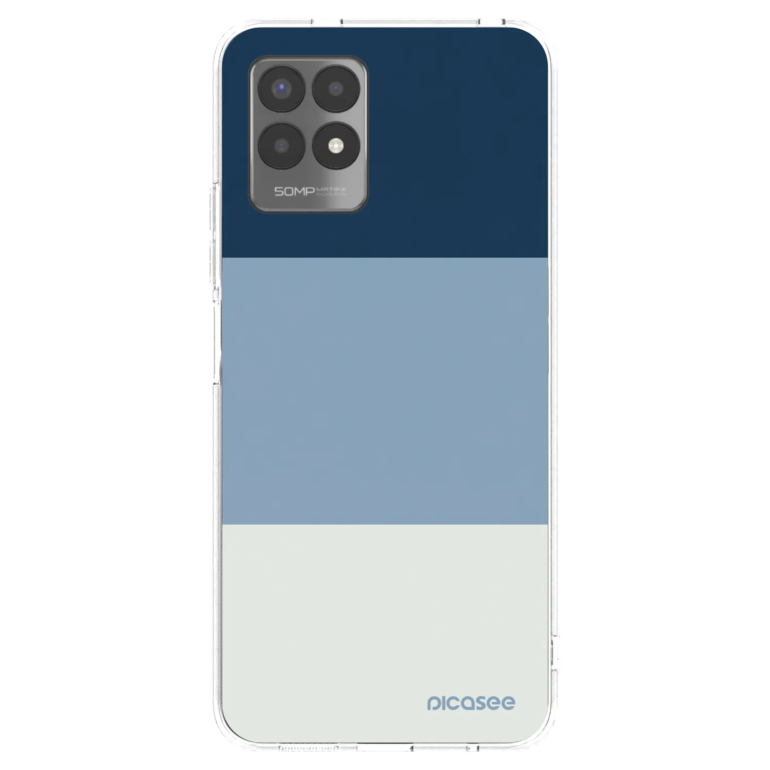 Picasee διαφανής θήκη σιλικόνης Realme 8i - Coastal Blue