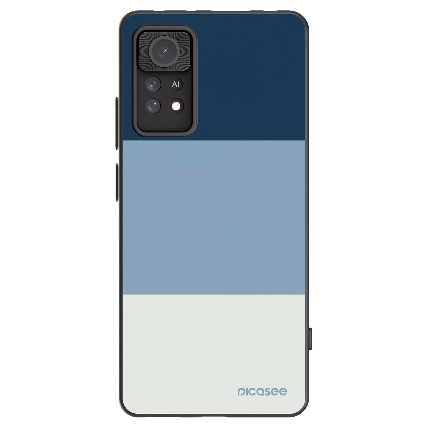 Picasee Μαύρη θήκη σιλικόνης για Xiaomi Redmi Note 11 Pro 5G - Coastal Blue