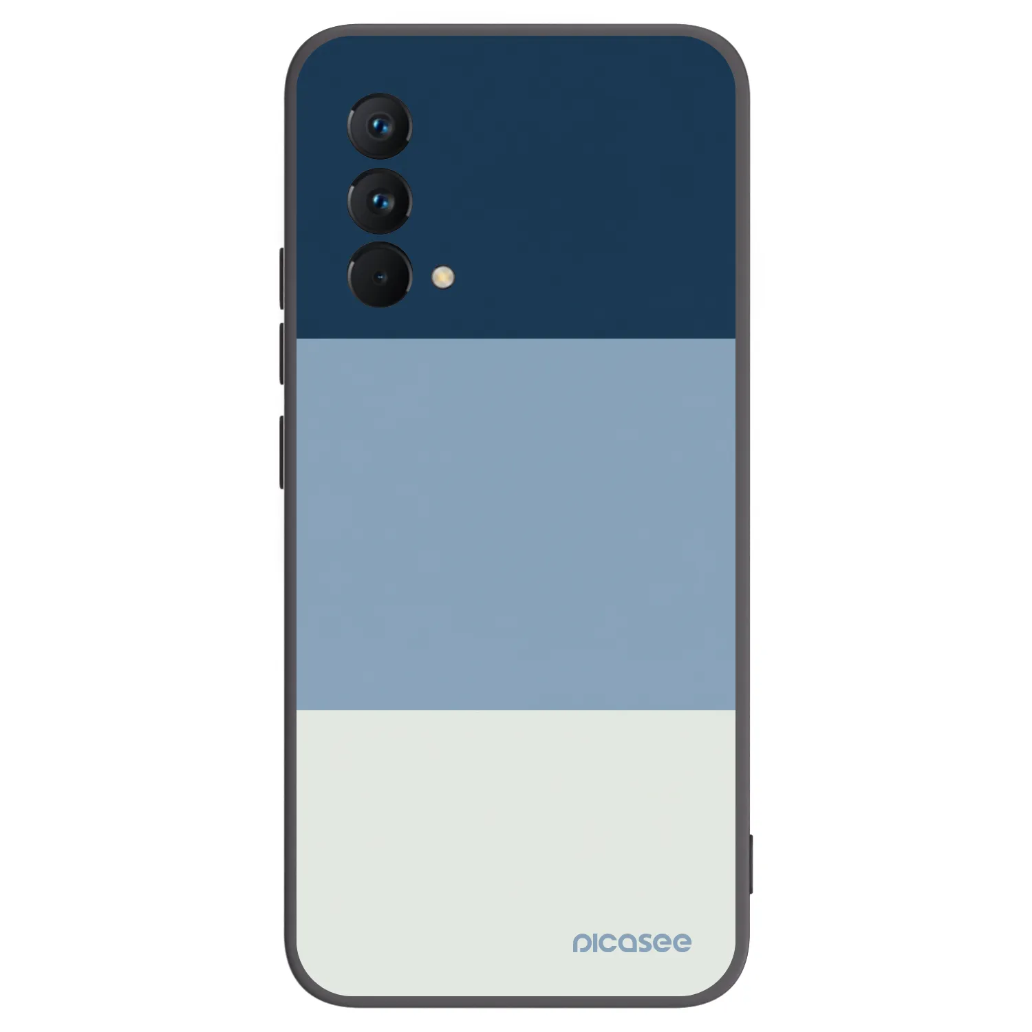 Picasee Μαύρη θήκη σιλικόνης για Realme GT Master Edition 5G - Coastal Blue