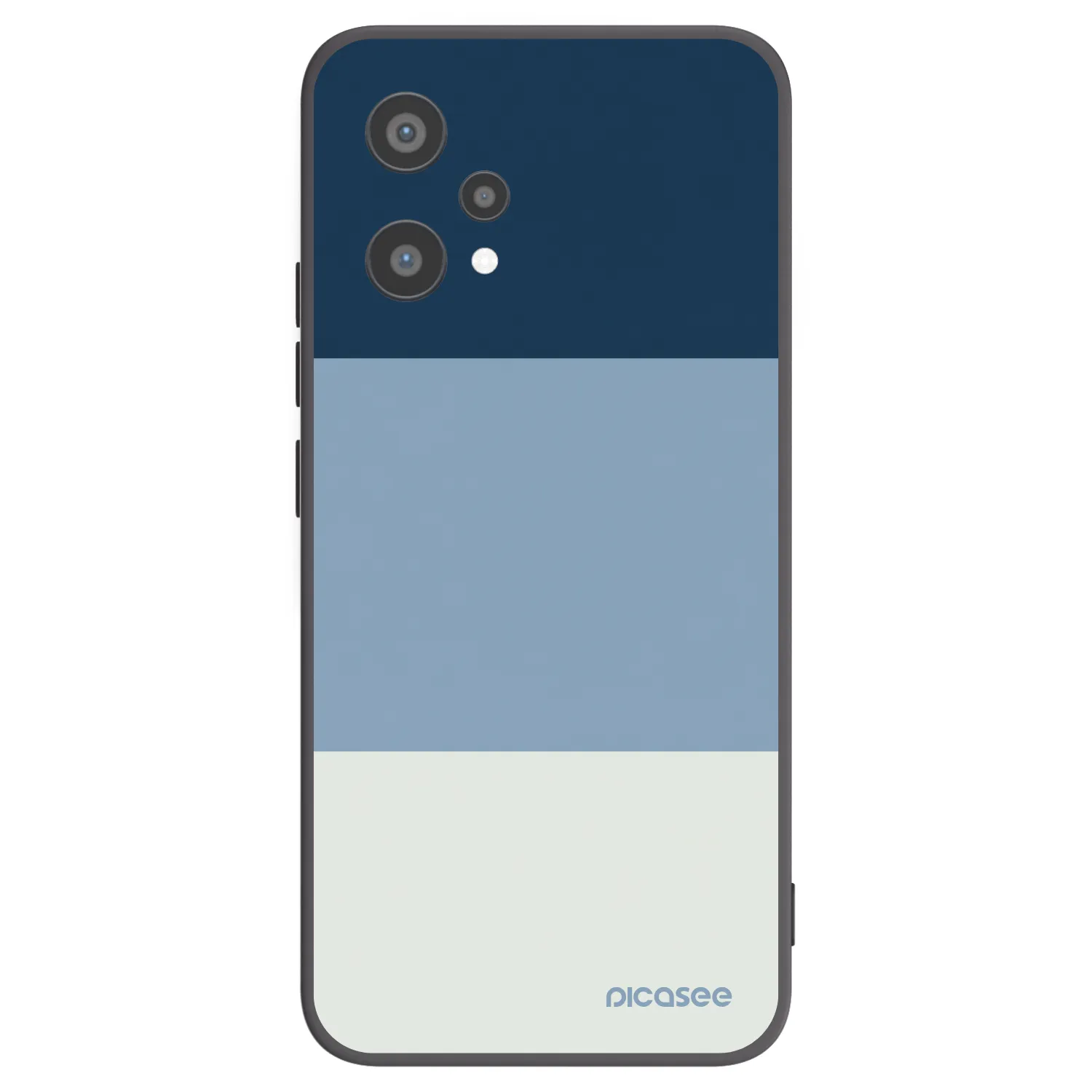 Picasee Μαύρη θήκη σιλικόνης για Realme 9 Pro 5G - Coastal Blue