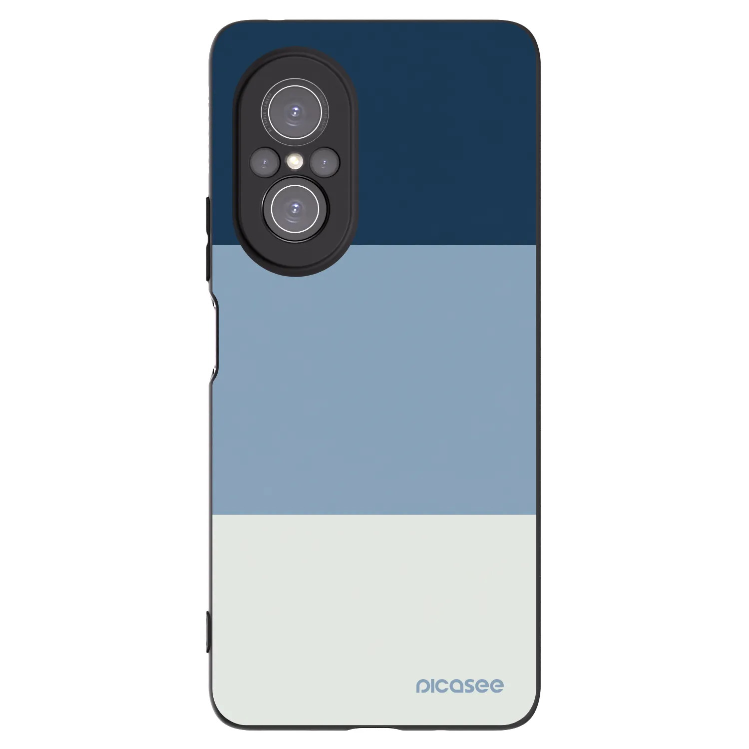 Picasee Μαύρη θήκη σιλικόνης για Huawei Nova 9 SE - Coastal Blue