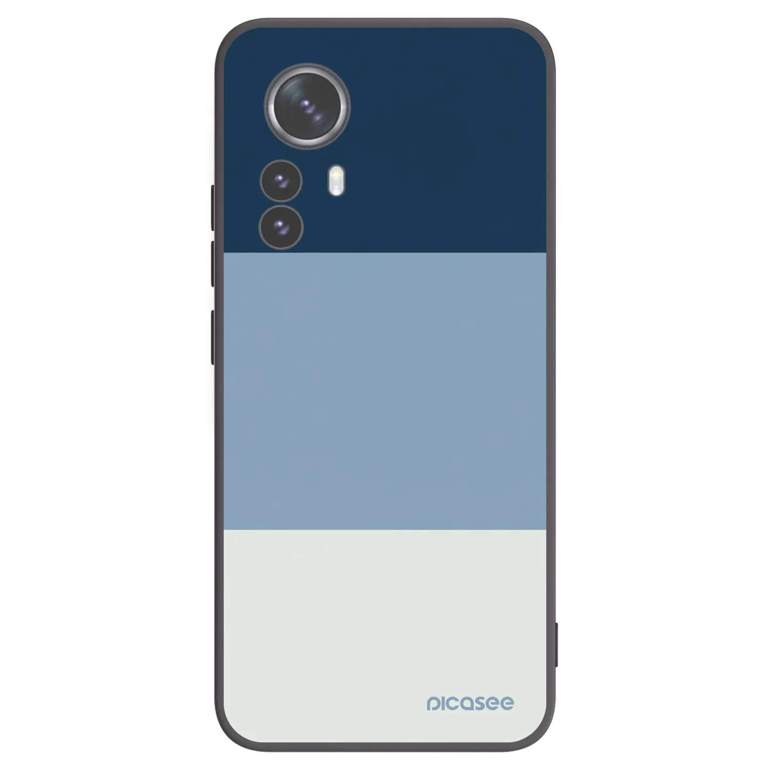Picasee Μαύρη θήκη σιλικόνης για Xiaomi 12 Pro - Coastal Blue