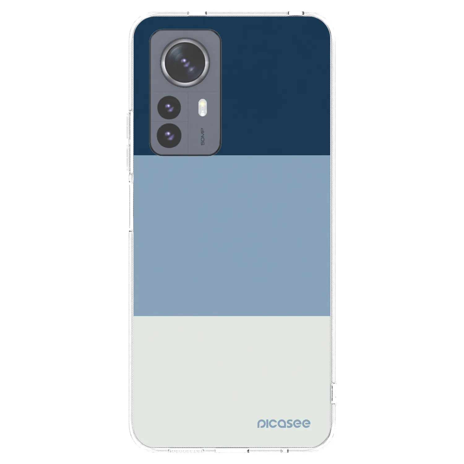 Picasee διαφανής θήκη σιλικόνης Xiaomi 12 Pro - Coastal Blue