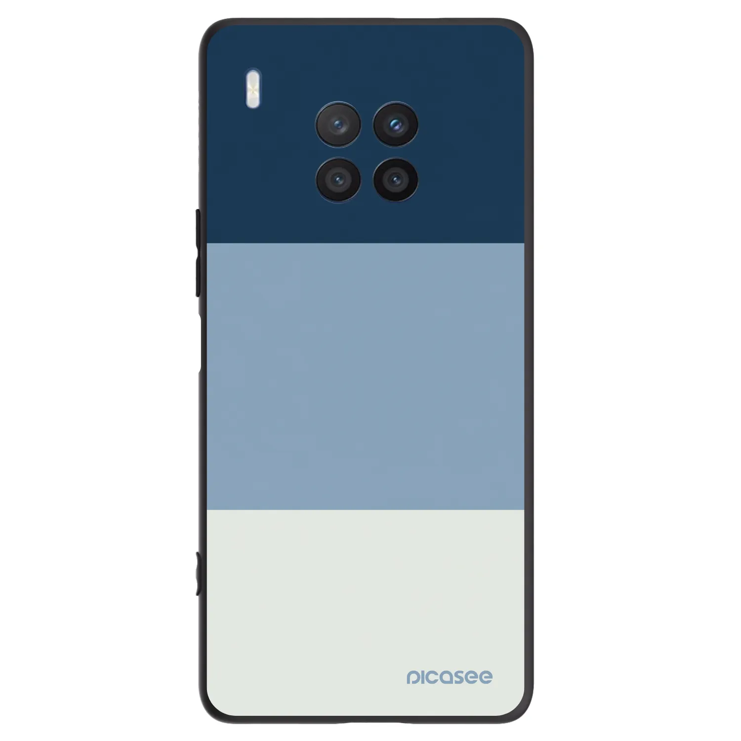 Picasee Μαύρη θήκη σιλικόνης για Honor 50 Lite - Coastal Blue