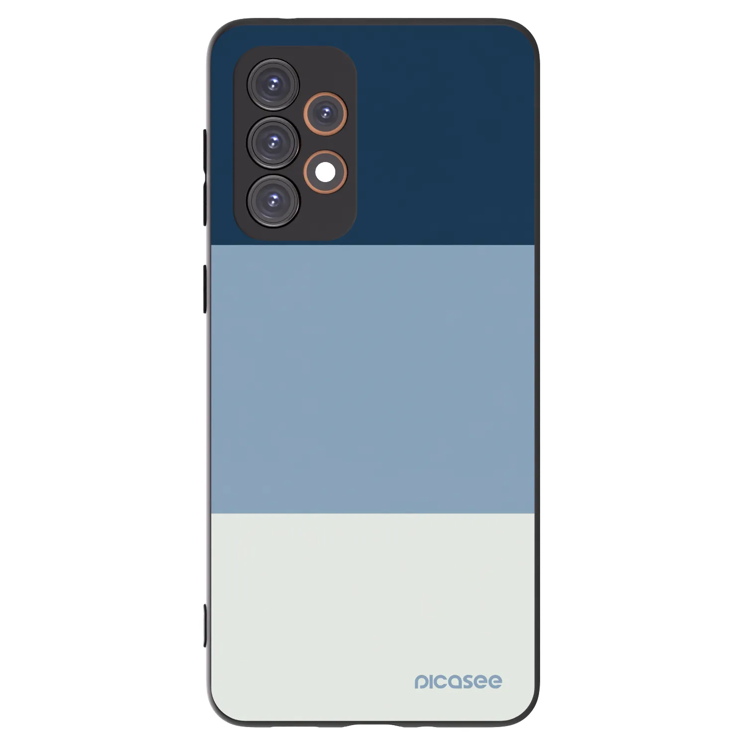 Picasee Μαύρη θήκη σιλικόνης για Samsung Galaxy A33 5G A336 - Coastal Blue