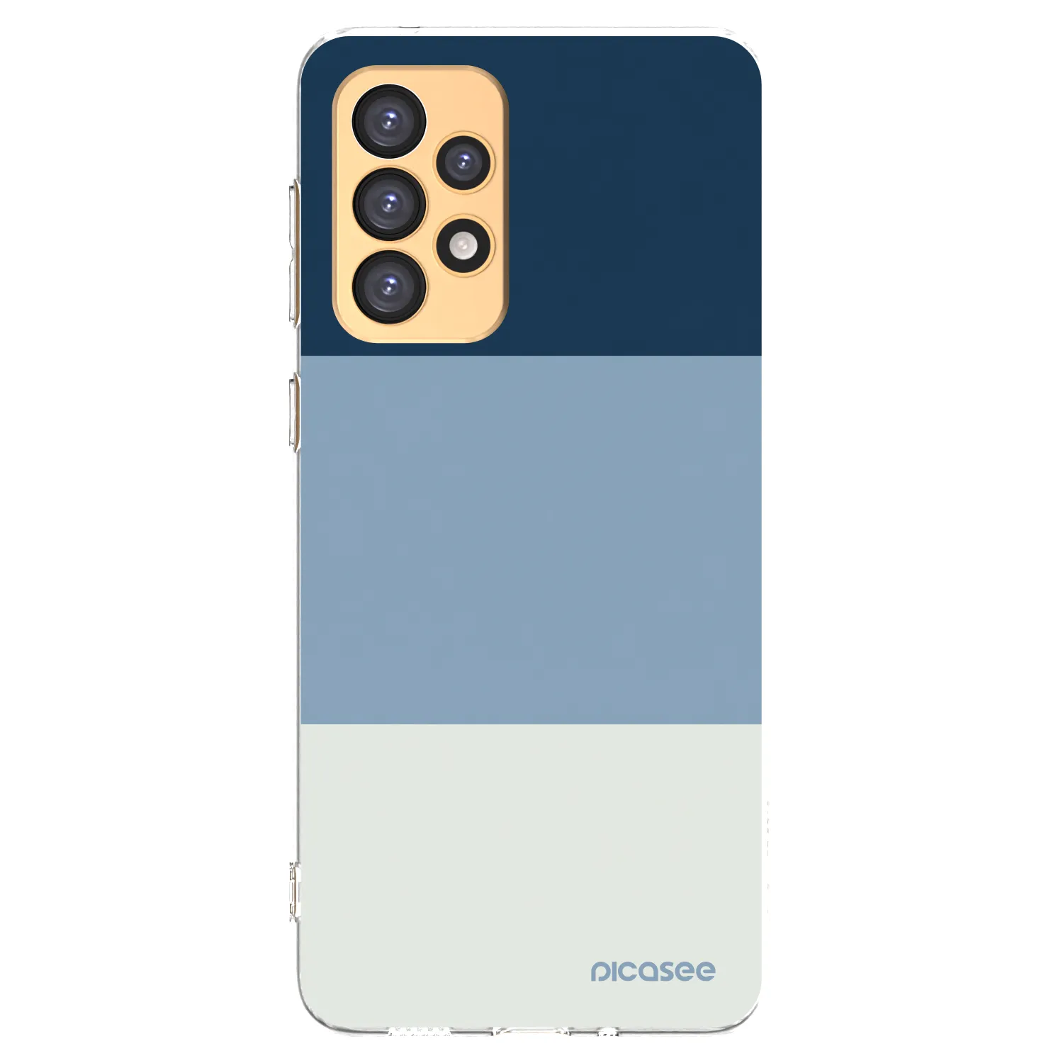 Picasee διαφανής θήκη σιλικόνης Samsung Galaxy A33 5G A336 - Coastal Blue