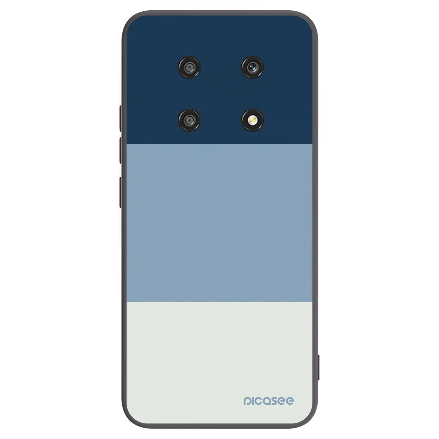 Picasee Μαύρη θήκη σιλικόνης για Honor Magic4 Lite 5G - Coastal Blue