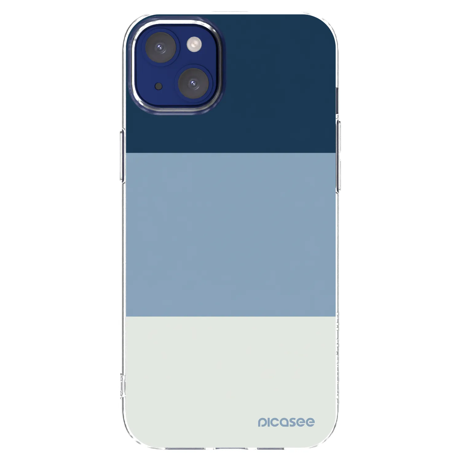 Picasee διαφανής θήκη σιλικόνης Apple iPhone 14 Plus - Coastal Blue