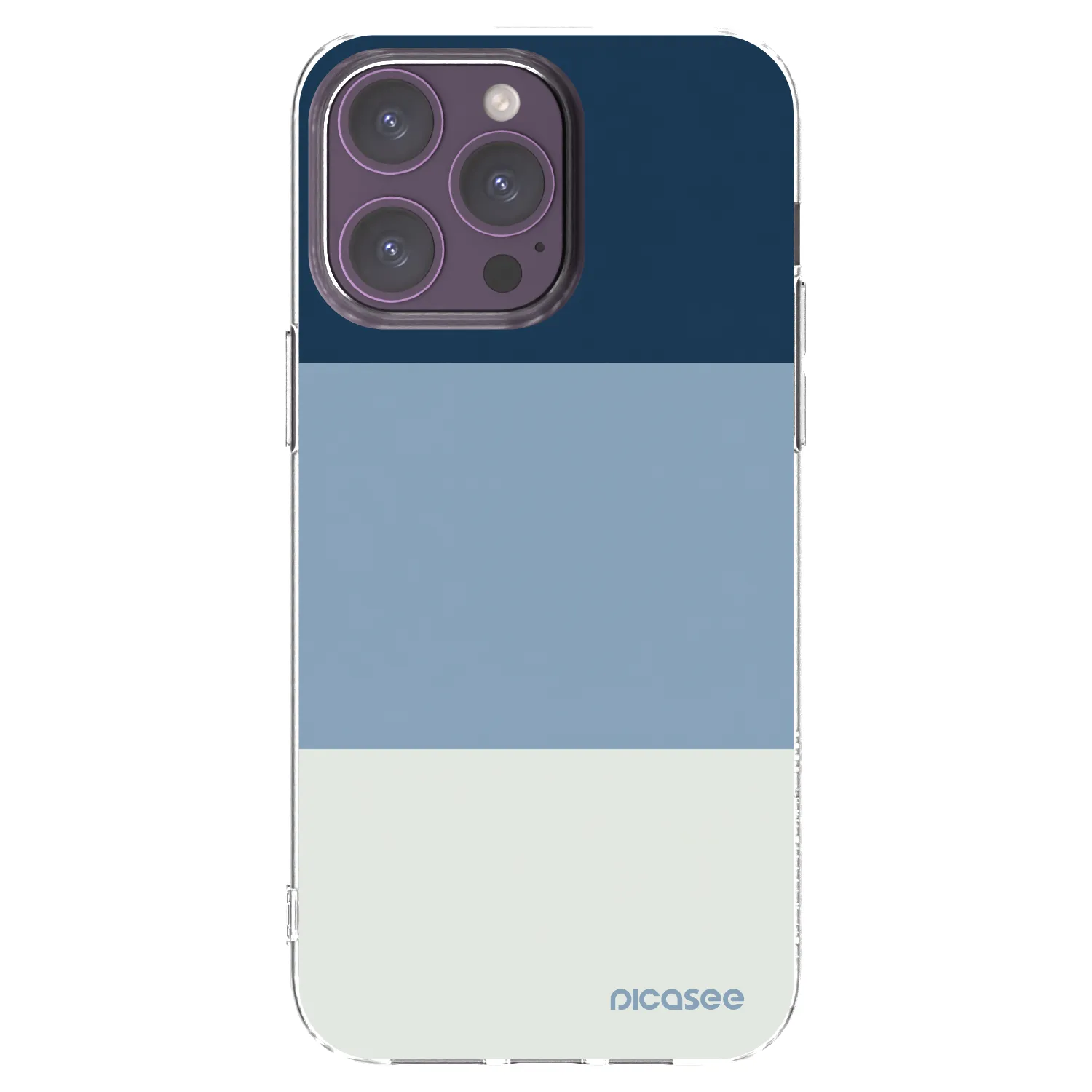 Picasee διαφανής θήκη σιλικόνης Apple iPhone 14 Pro Max - Coastal Blue