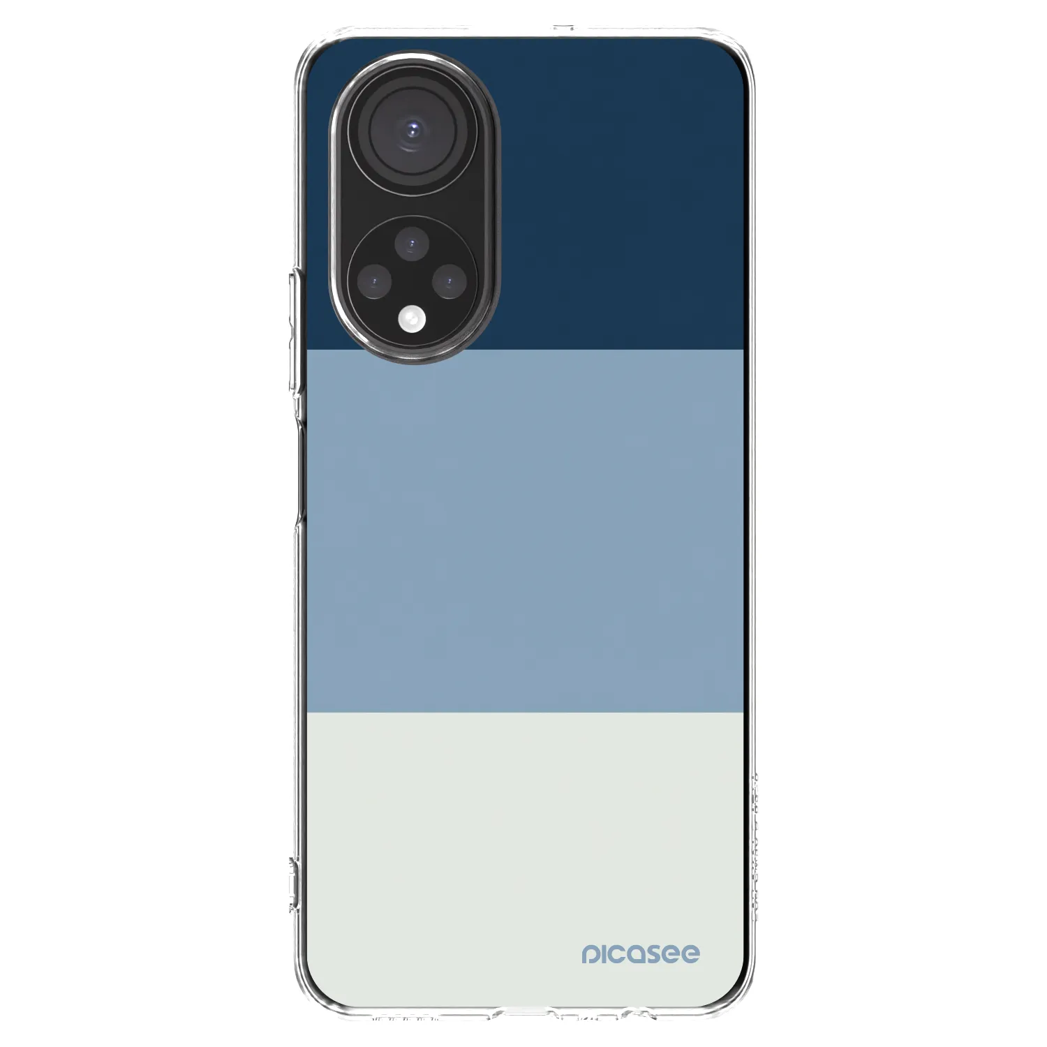 Picasee διαφανής θήκη σιλικόνης Honor X7 - Coastal Blue