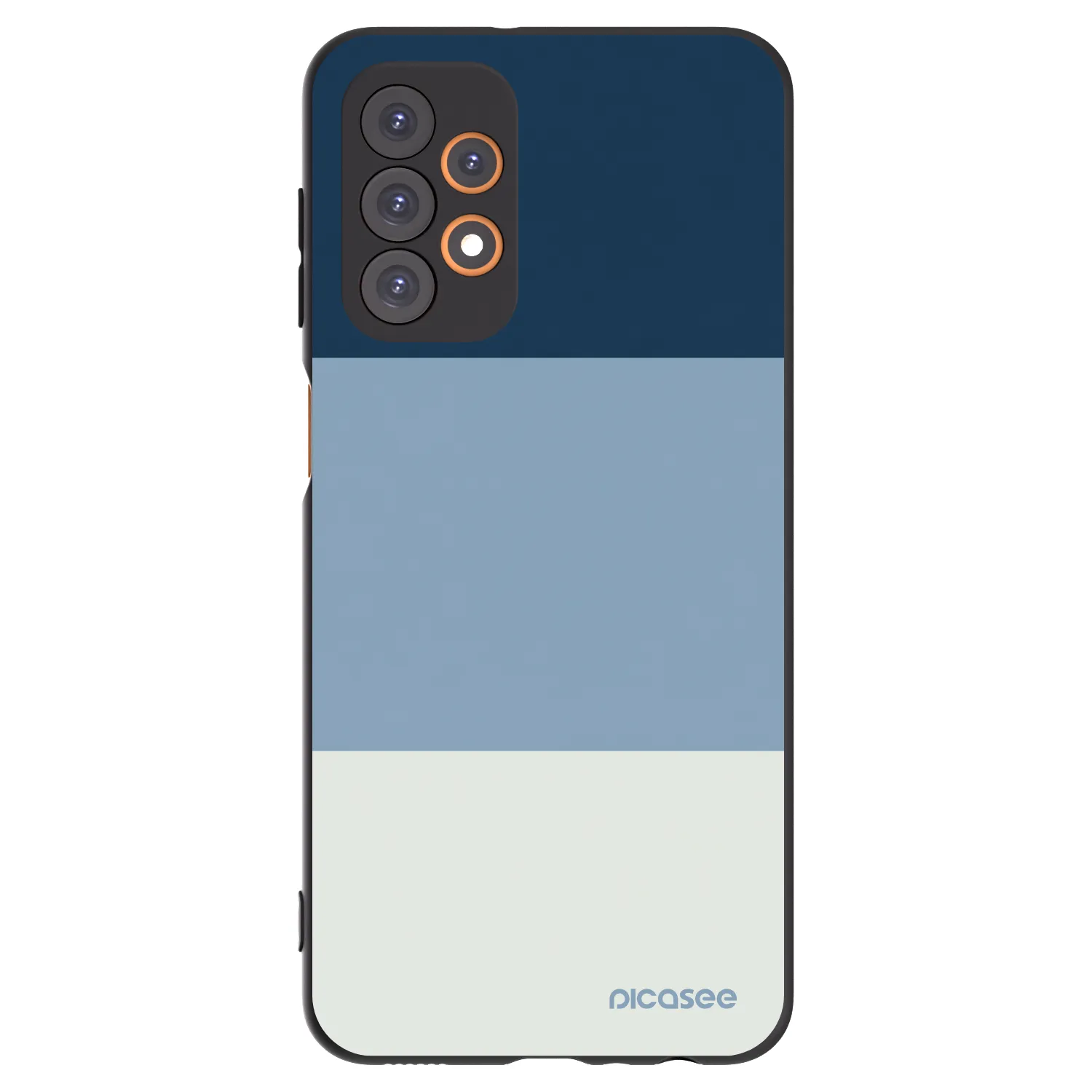Picasee Μαύρη θήκη σιλικόνης για Samsung Galaxy A23 A235F 4G - Coastal Blue
