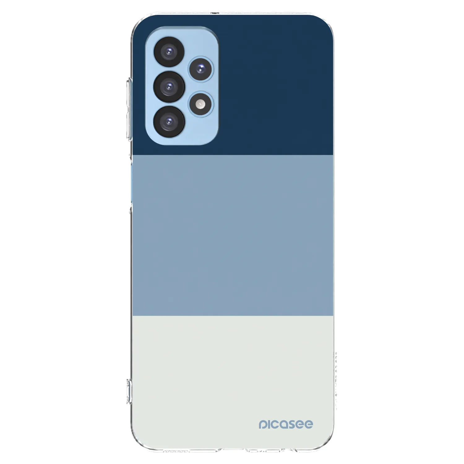 Picasee διαφανής θήκη σιλικόνης Samsung Galaxy A23 A235F 4G - Coastal Blue