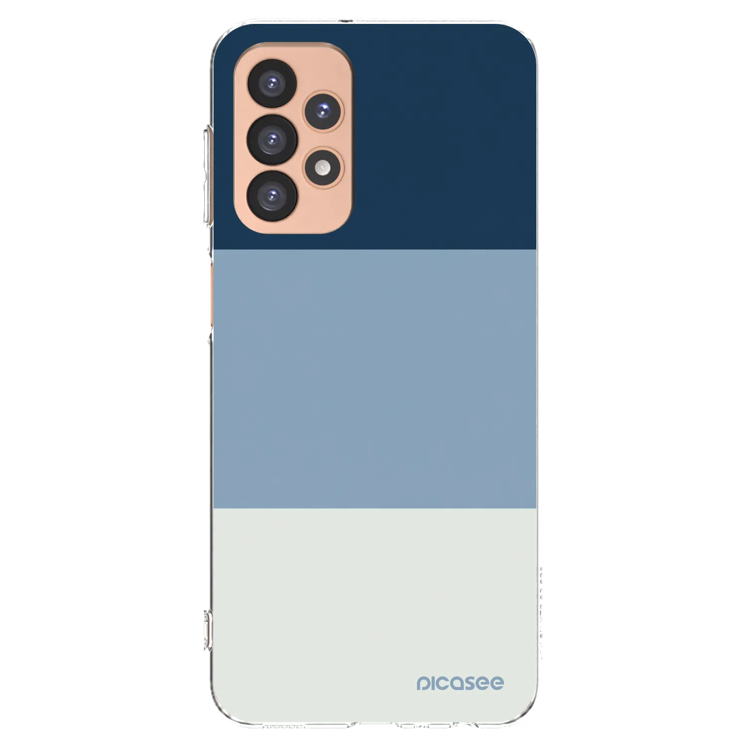 Picasee διαφανής θήκη σιλικόνης Samsung Galaxy A23 A236B 5G - Coastal Blue