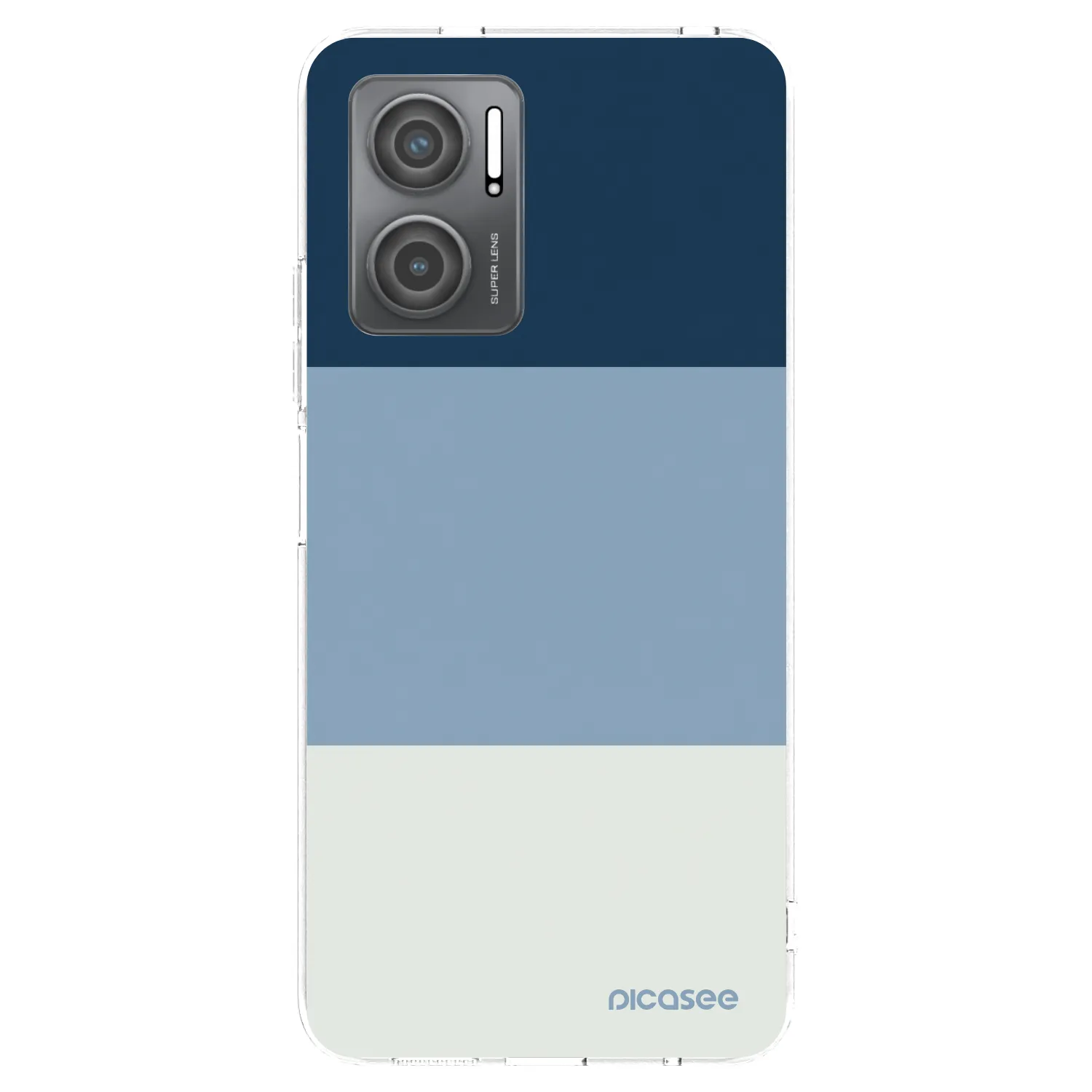 Picasee διαφανής θήκη σιλικόνης Xiaomi Redmi 10 5G - Coastal Blue