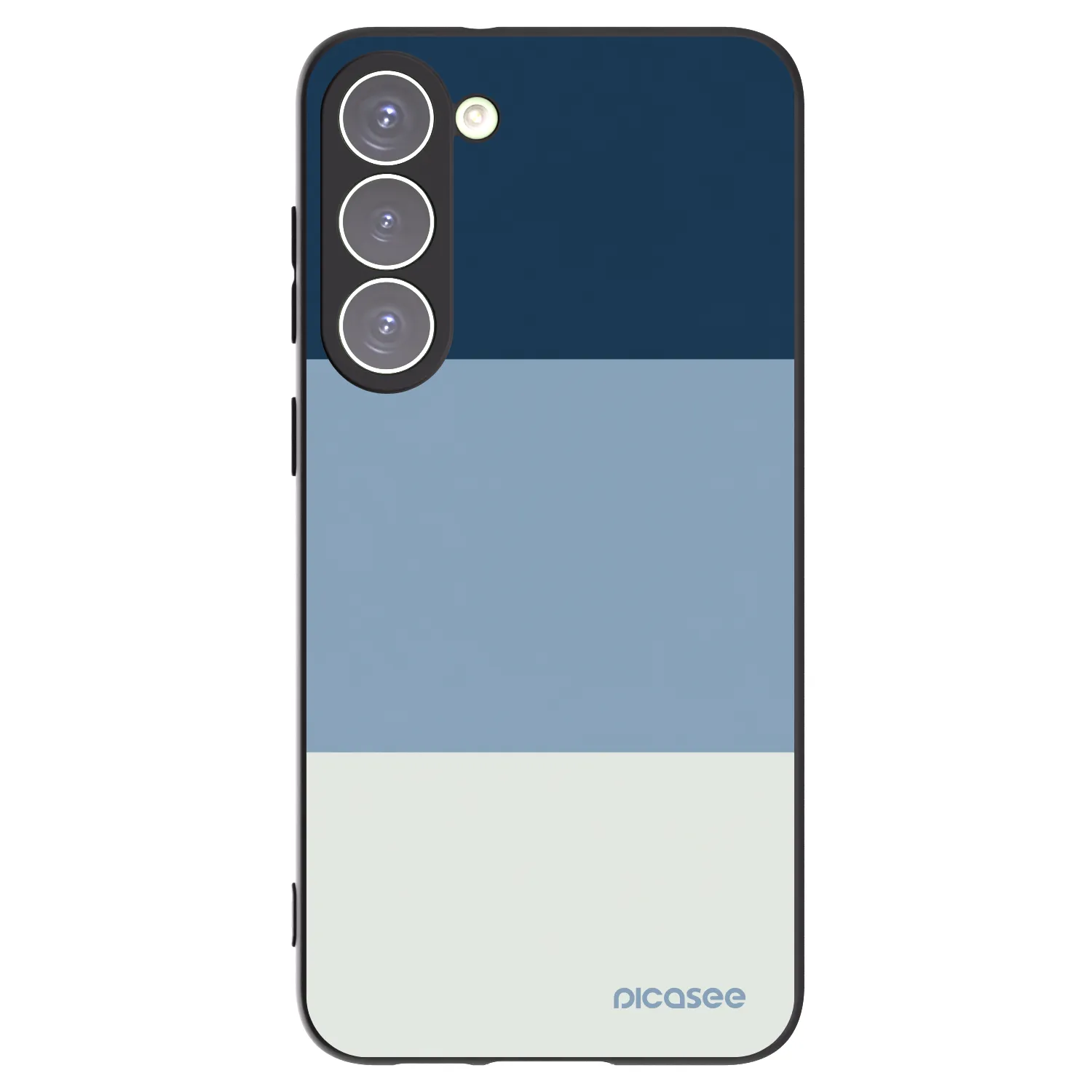 Picasee Μαύρη θήκη σιλικόνης για Samsung Galaxy S23+ 5G - Coastal Blue