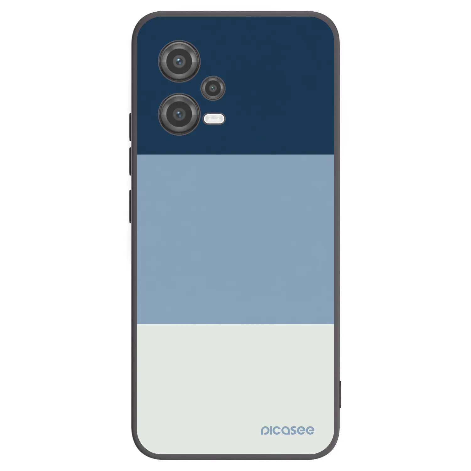 Picasee Μαύρη θήκη σιλικόνης για Xiaomi Poco X5 - Coastal Blue