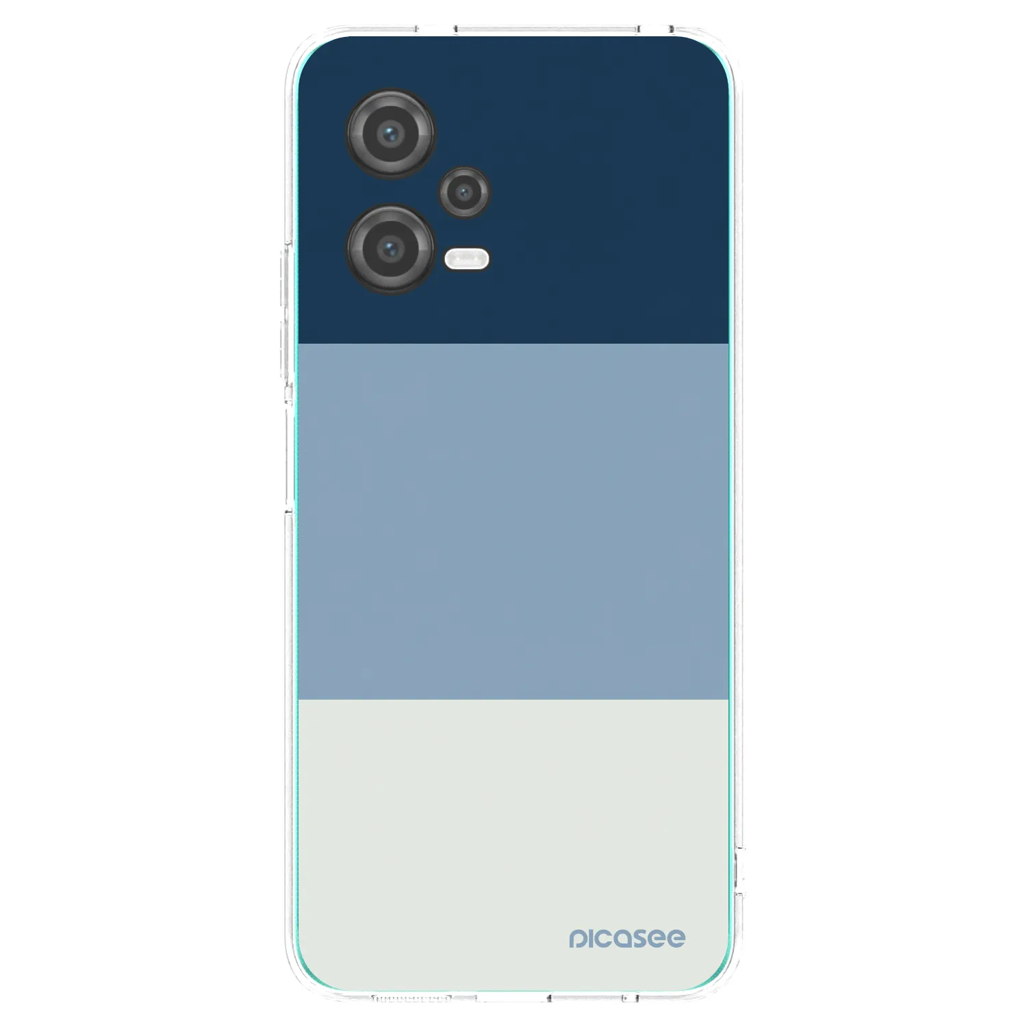 Picasee διαφανής θήκη σιλικόνης Xiaomi Poco X5 - Coastal Blue