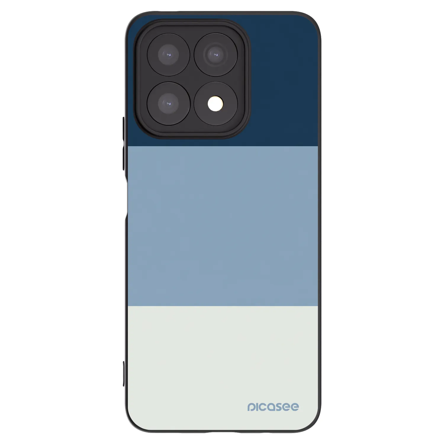 Picasee Μαύρη θήκη σιλικόνης για Honor X8a - Coastal Blue