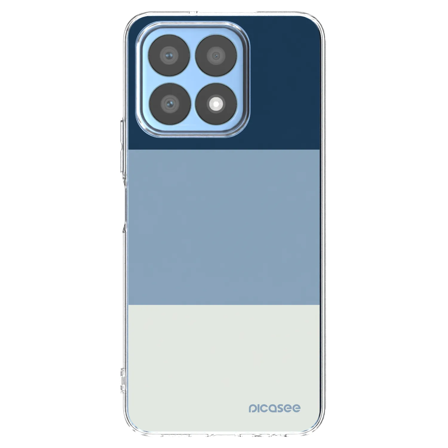 Picasee διαφανής θήκη σιλικόνης Honor X8a - Coastal Blue