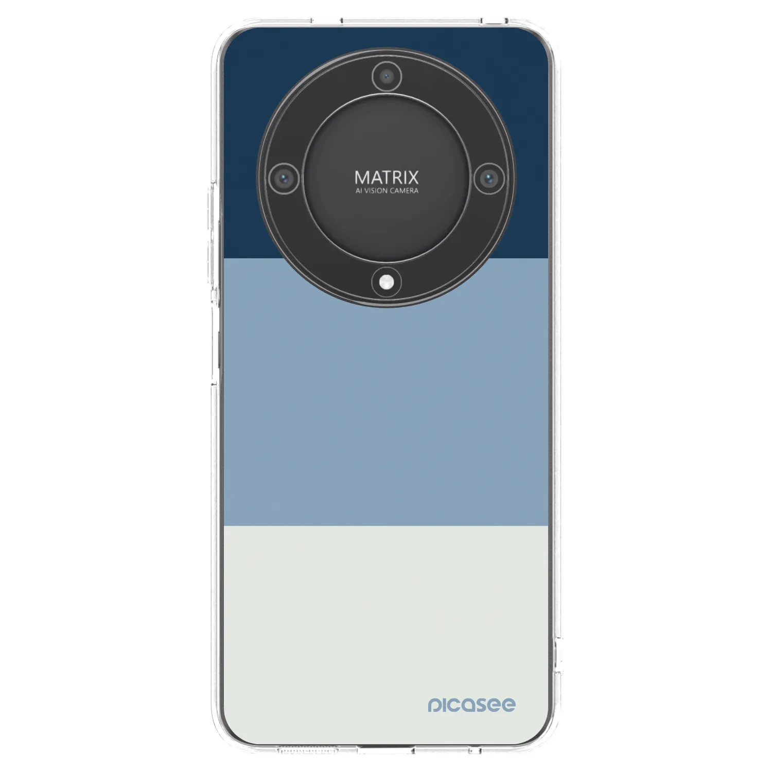 Picasee διαφανής θήκη σιλικόνης Honor Magic5 Lite 5G - Coastal Blue
