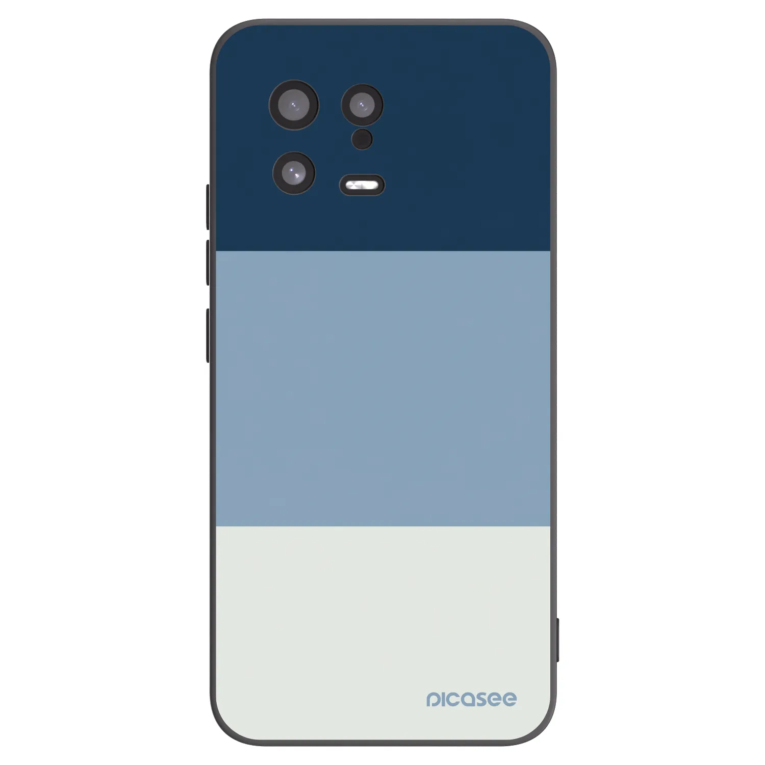 Picasee Μαύρη θήκη σιλικόνης για Xiaomi 13 - Coastal Blue