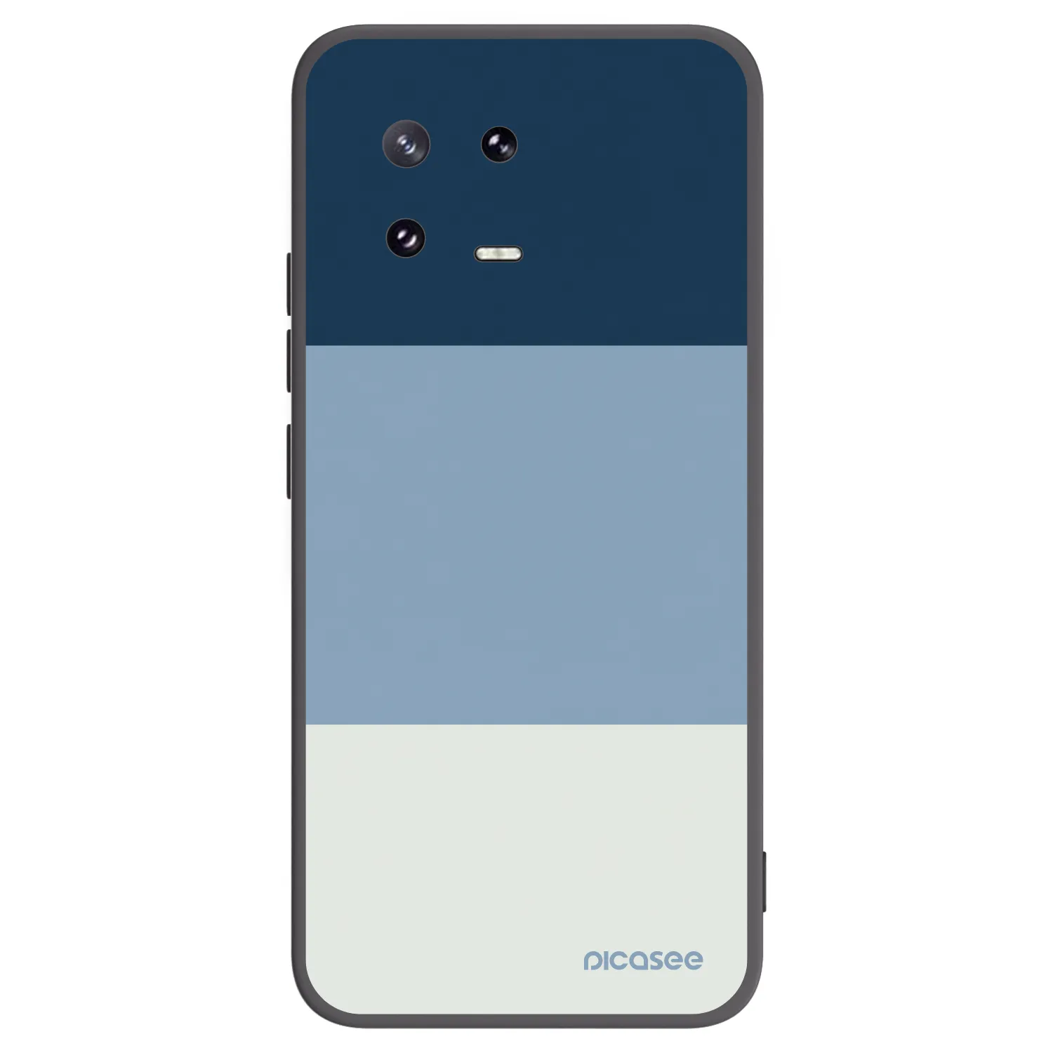 Picasee Μαύρη θήκη σιλικόνης για Xiaomi 13 Pro - Coastal Blue