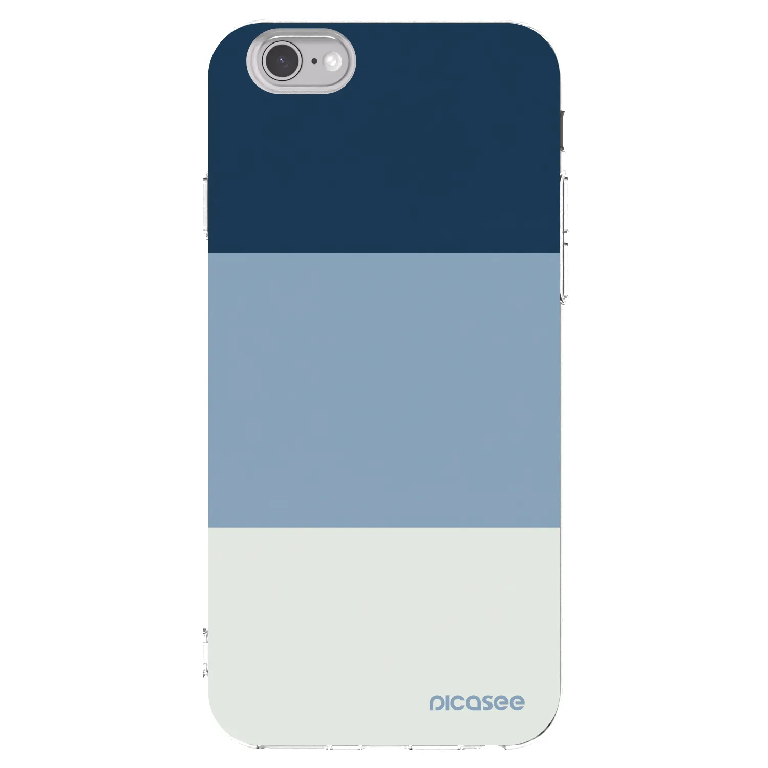 Picasee διαφανής θήκη σιλικόνης Apple iPhone 6/6S - Coastal Blue