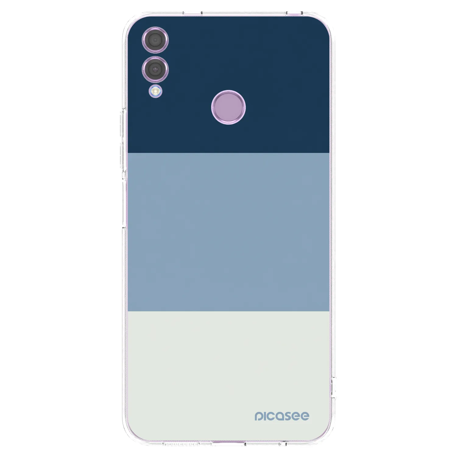 Picasee διαφανής θήκη σιλικόνης Honor 8X - Coastal Blue