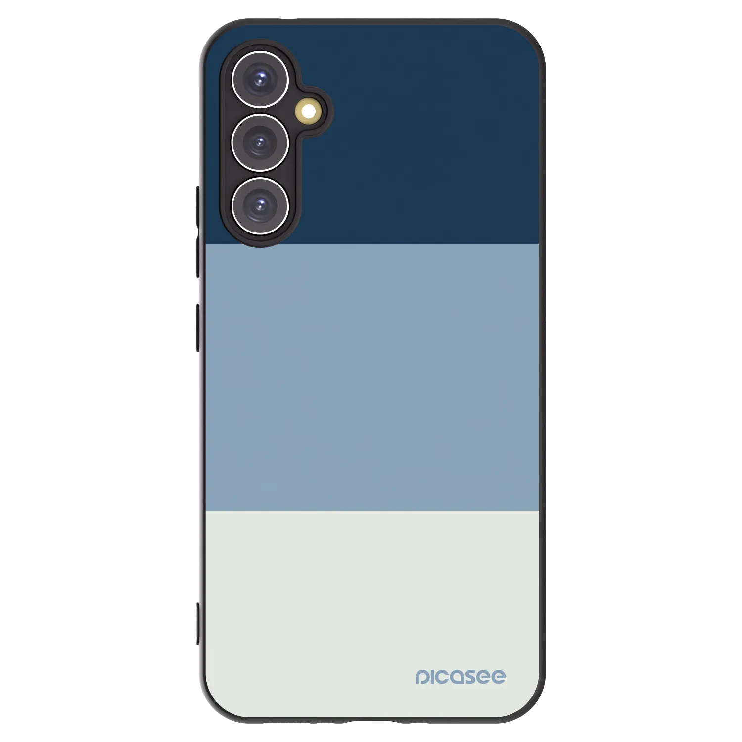 Picasee Μαύρη θήκη σιλικόνης για Samsung Galaxy A34 5G A346B - Coastal Blue