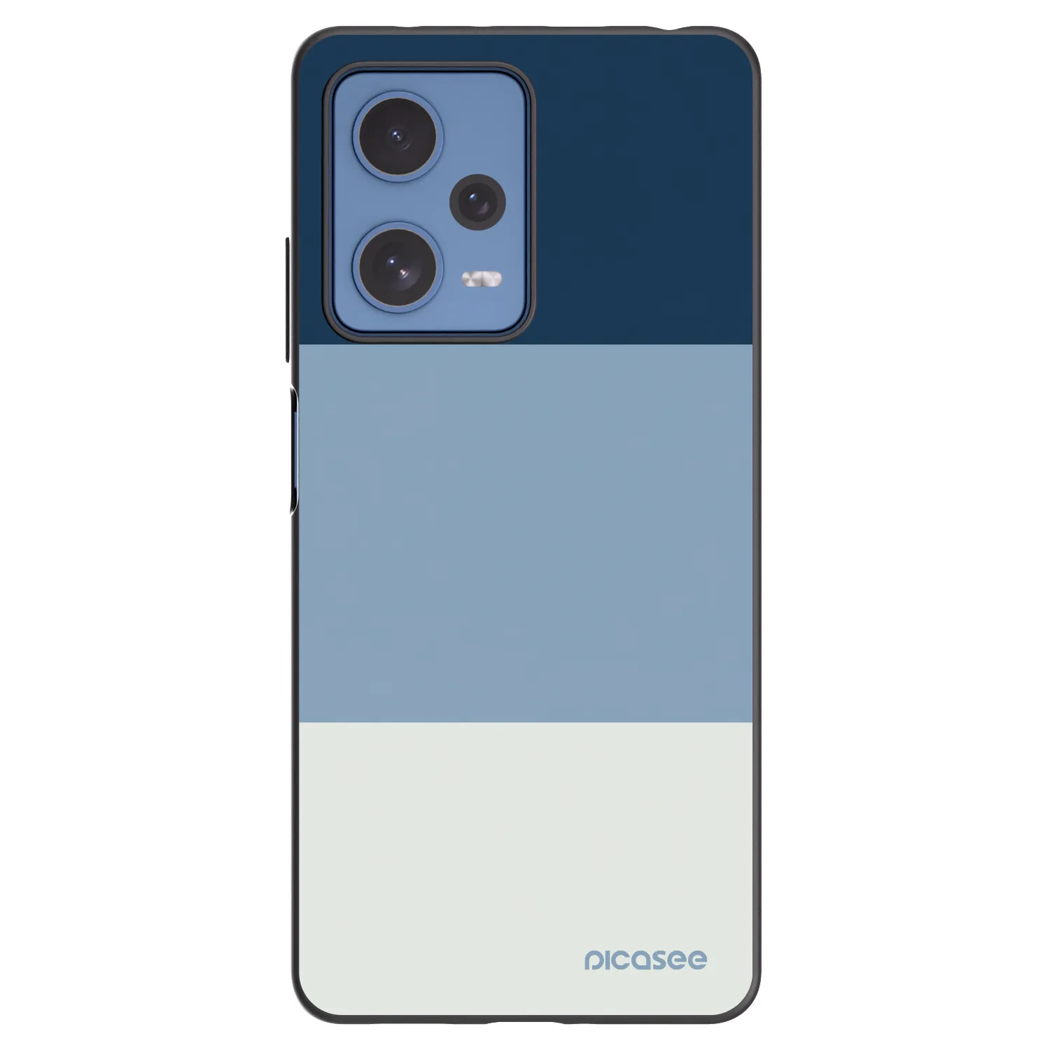 Picasee Μαύρη θήκη σιλικόνης για Xiaomi Redmi Note 12 Pro 5G - Coastal Blue