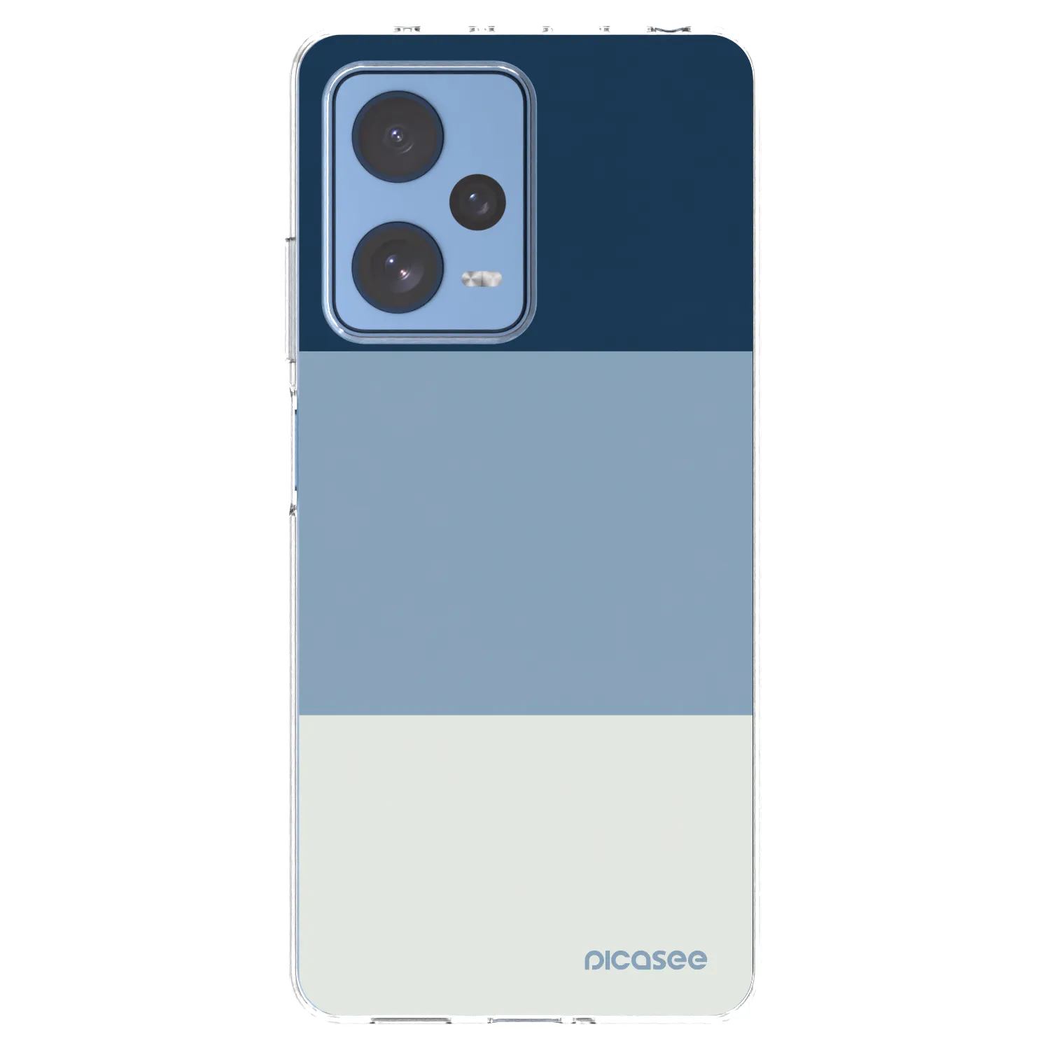 Picasee διαφανής θήκη σιλικόνης Xiaomi Redmi Note 12 Pro 5G - Coastal Blue