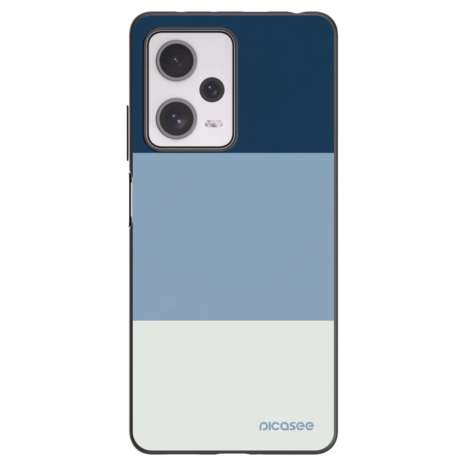 Picasee Μαύρη θήκη σιλικόνης για Xiaomi Redmi Note 12 Pro+ 5G - Coastal Blue