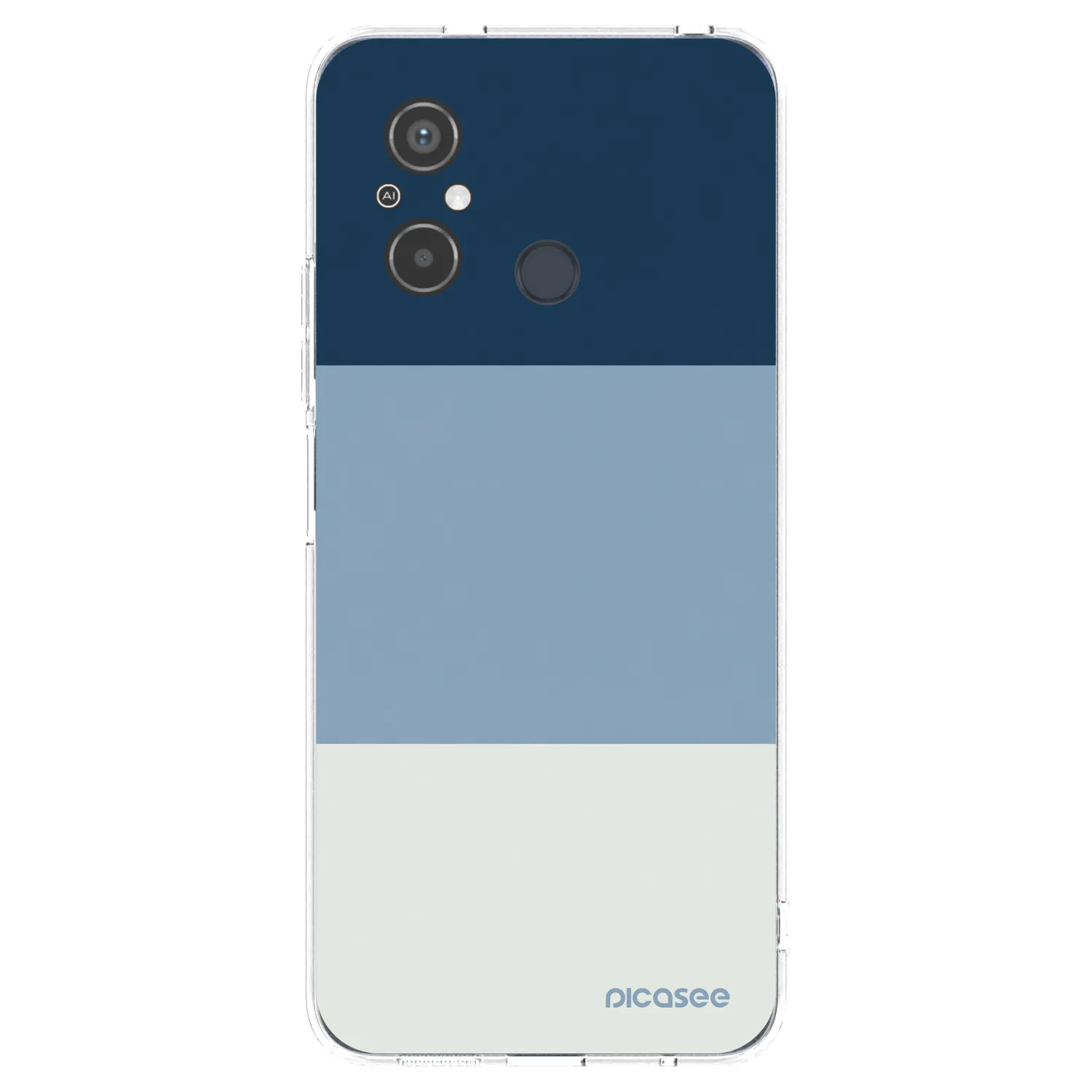 Picasee διαφανής θήκη σιλικόνης Xiaomi Redmi 12C - Coastal Blue