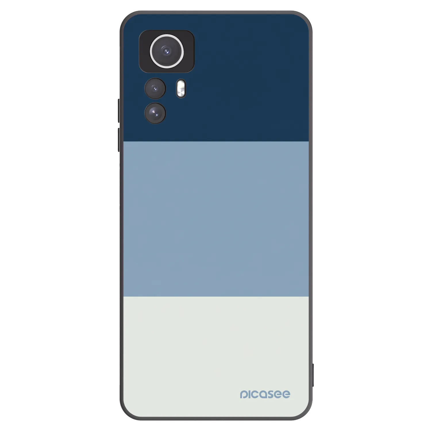 Picasee Μαύρη θήκη σιλικόνης για Xiaomi Redmi Note 12S - Coastal Blue