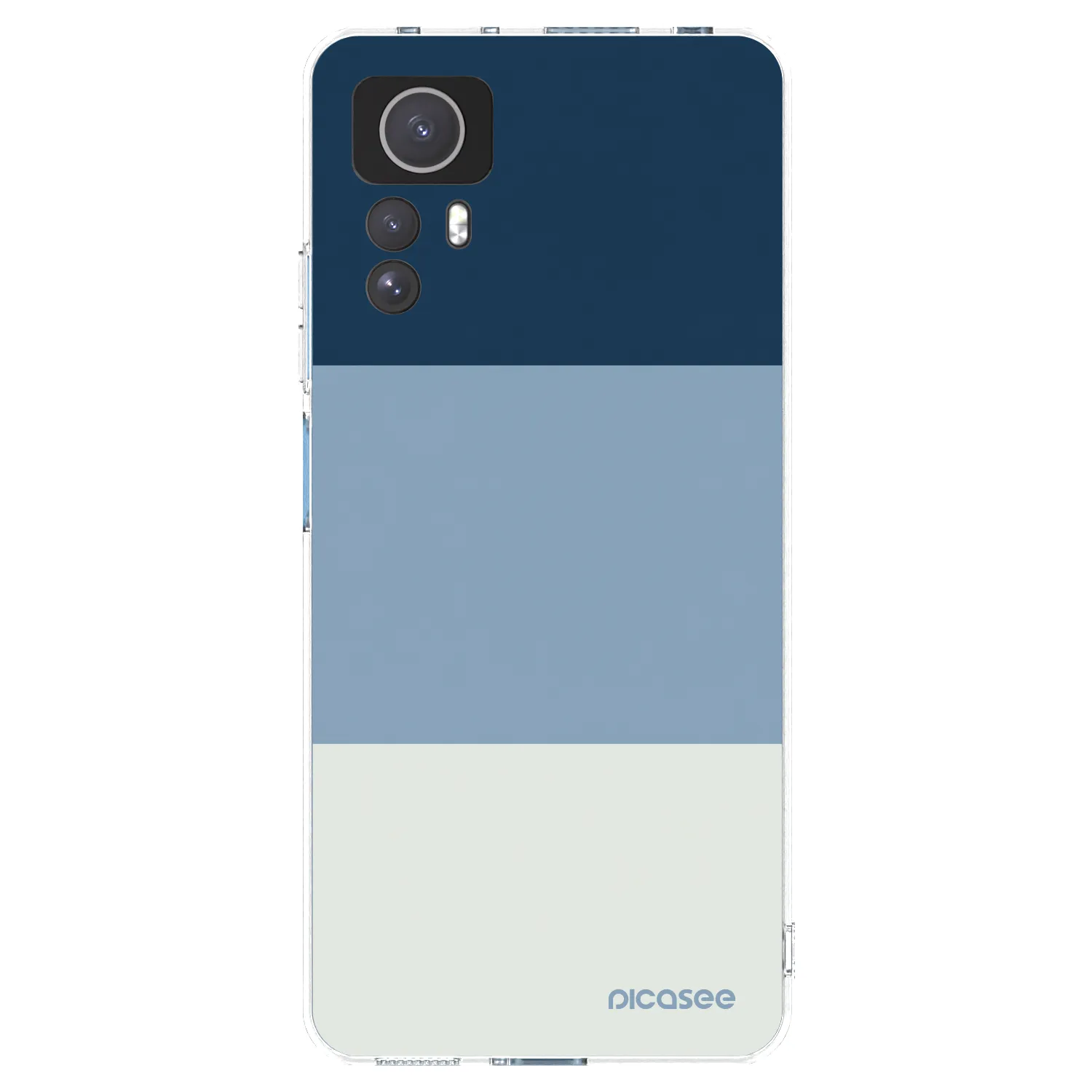 Picasee διαφανής θήκη σιλικόνης Xiaomi Redmi Note 12S - Coastal Blue