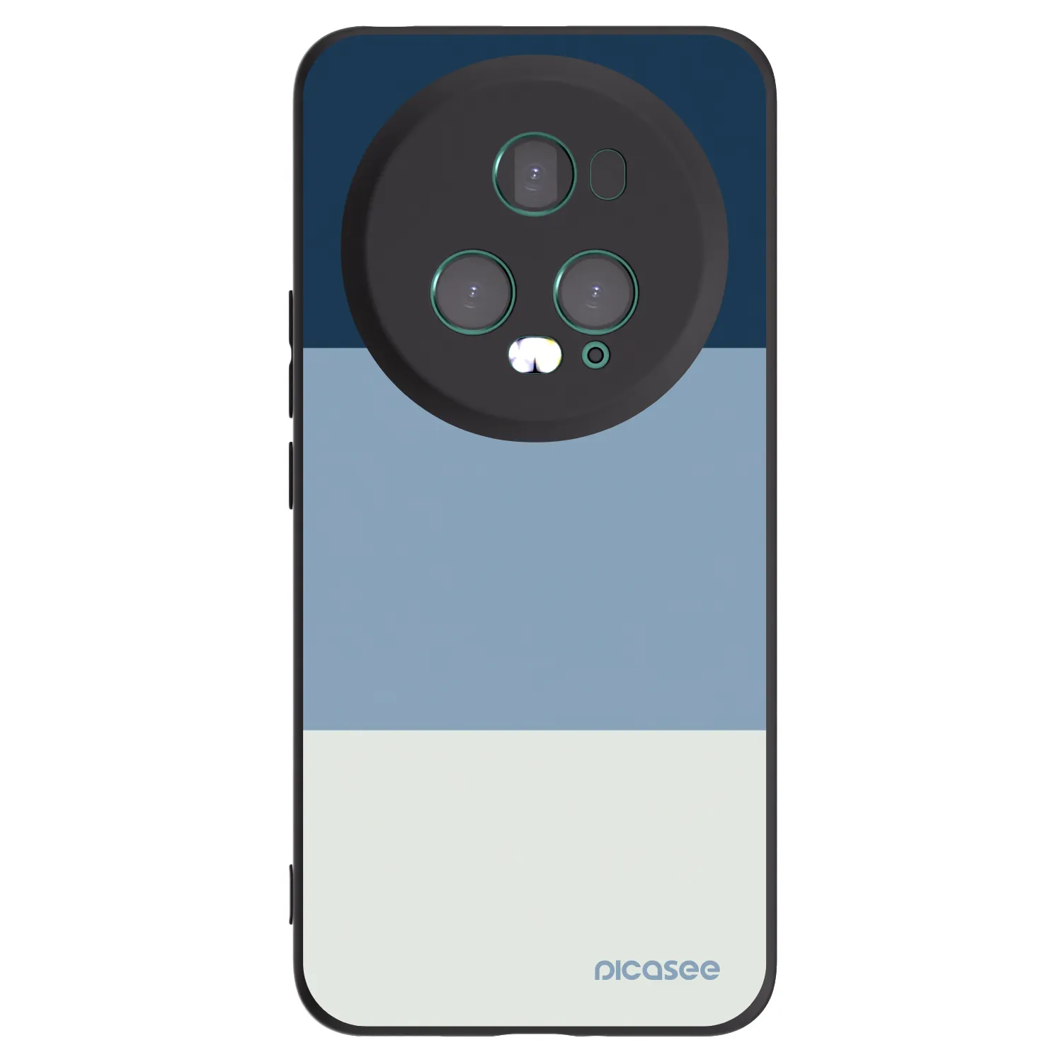 Picasee Μαύρη θήκη σιλικόνης για Honor Magic5 Pro - Coastal Blue