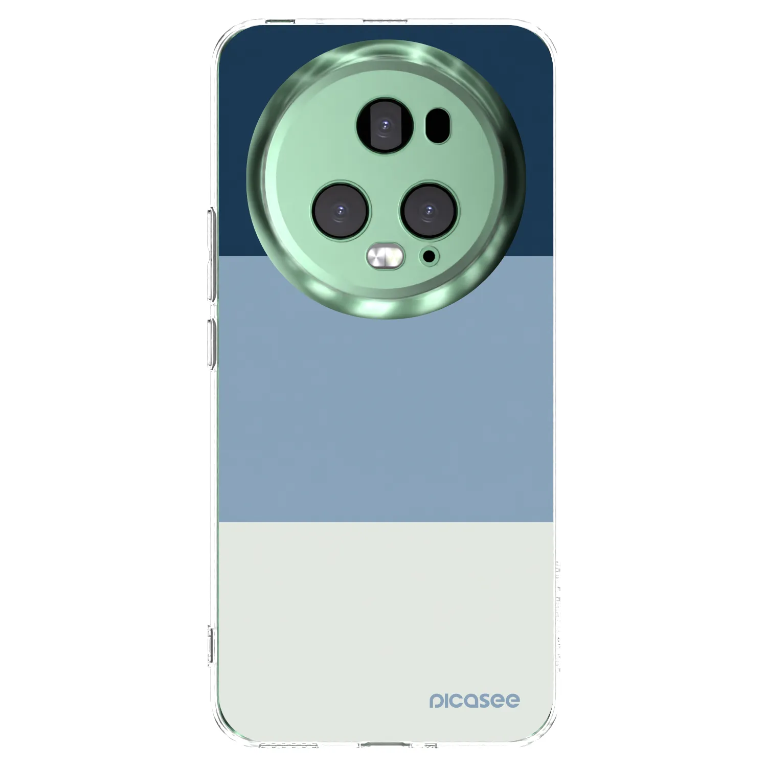 Picasee διαφανής θήκη σιλικόνης Honor Magic5 Pro - Coastal Blue