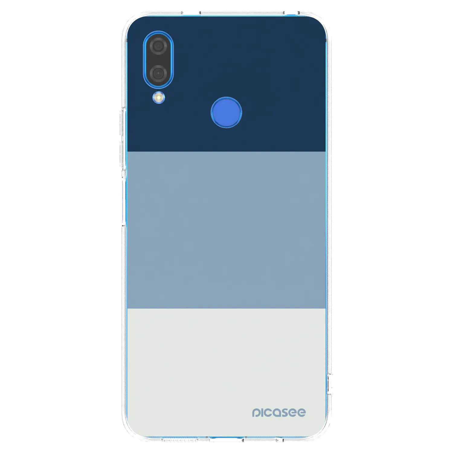 Picasee διαφανής θήκη σιλικόνης Huawei Nova 3i - Coastal Blue