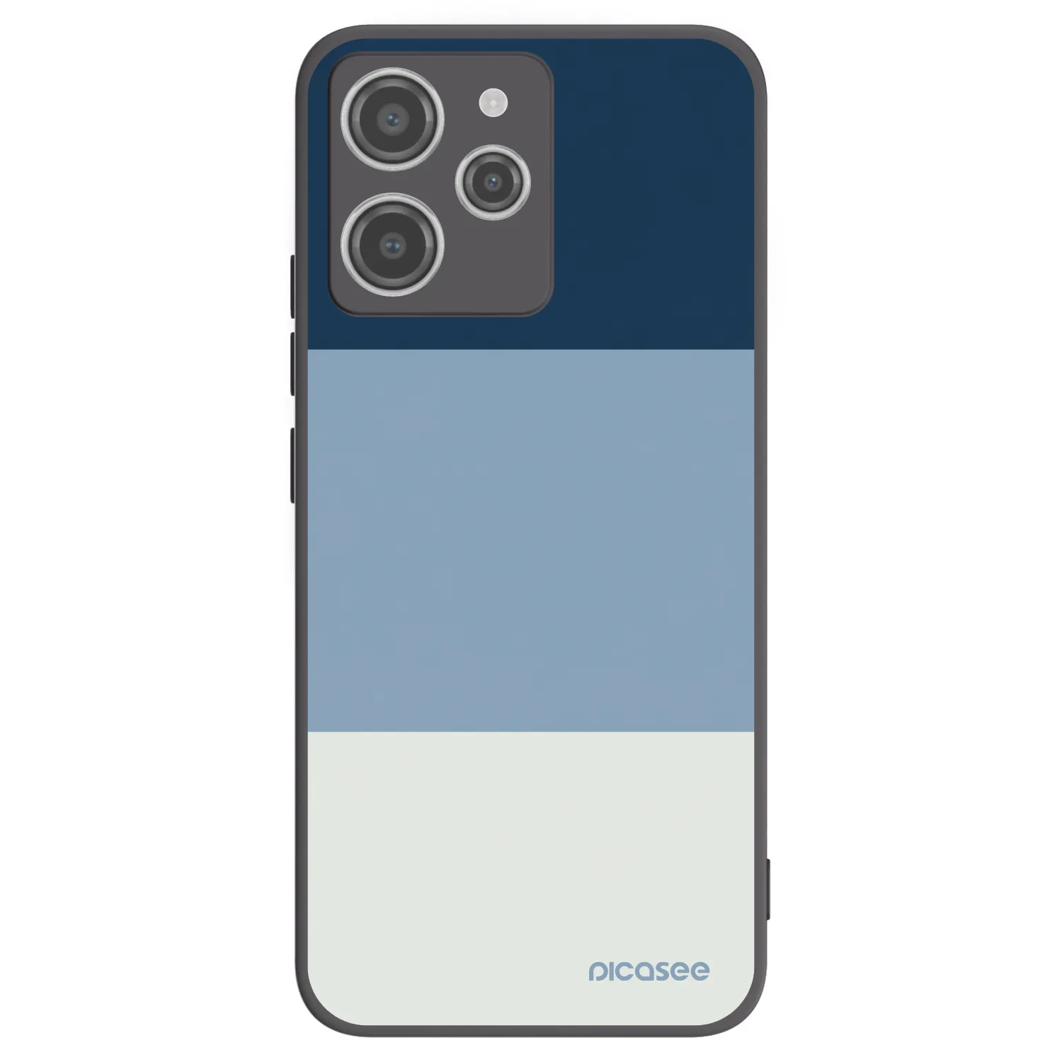 Picasee Μαύρη θήκη σιλικόνης για Xiaomi Redmi 12 4G - Coastal Blue