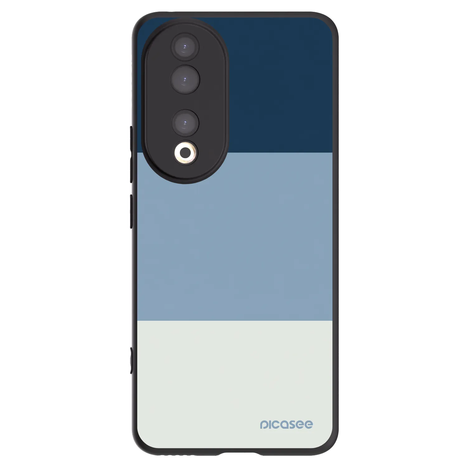 Picasee Μαύρη θήκη σιλικόνης για Honor 90 5G - Coastal Blue
