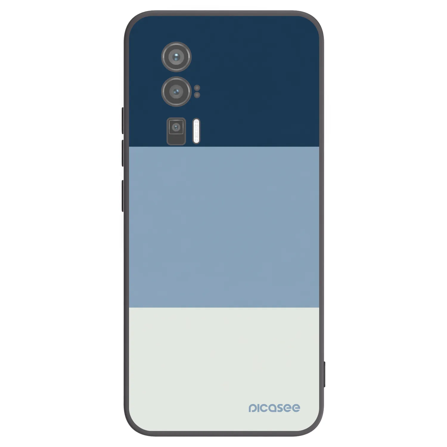 Picasee Μαύρη θήκη σιλικόνης για Xiaomi Poco F5 Pro 5G - Coastal Blue