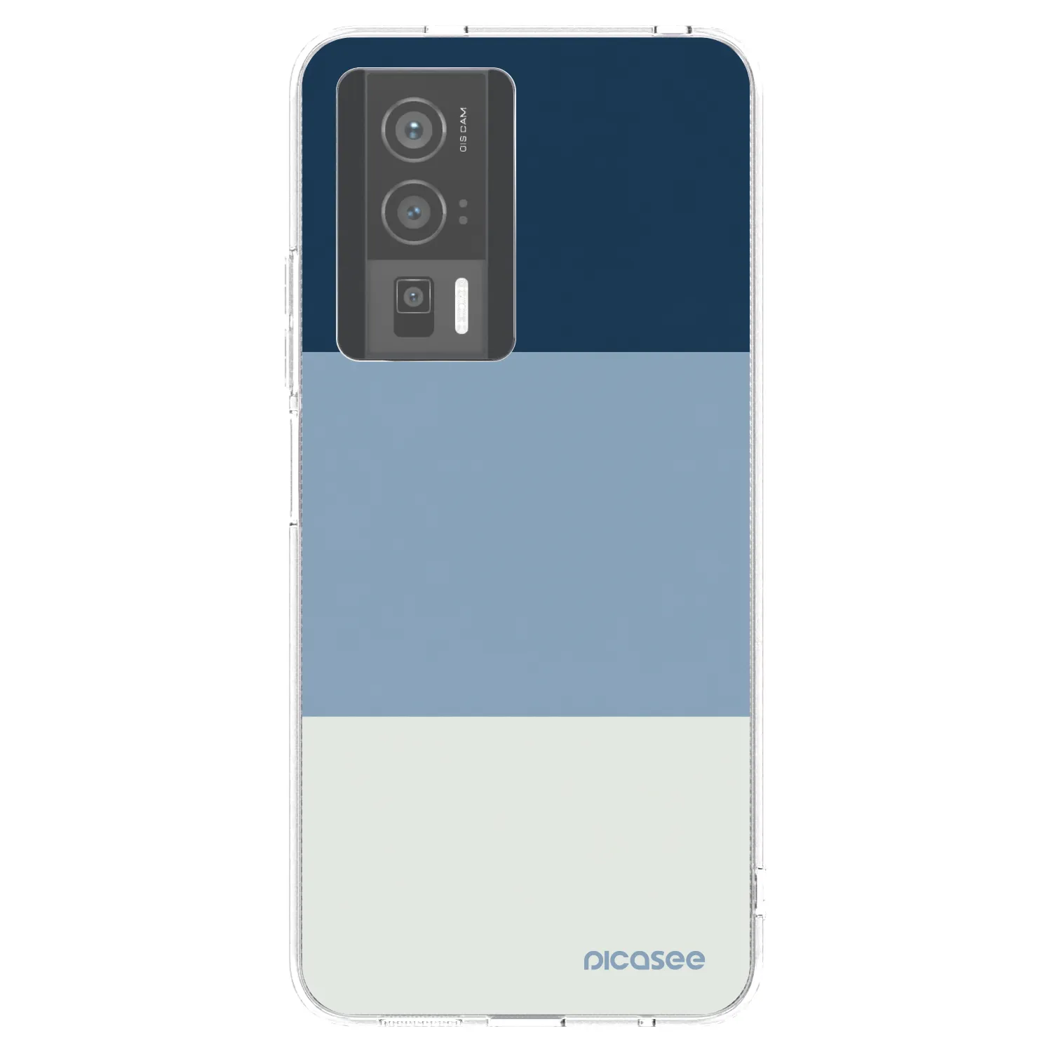 Picasee διαφανής θήκη σιλικόνης Xiaomi Poco F5 Pro 5G - Coastal Blue