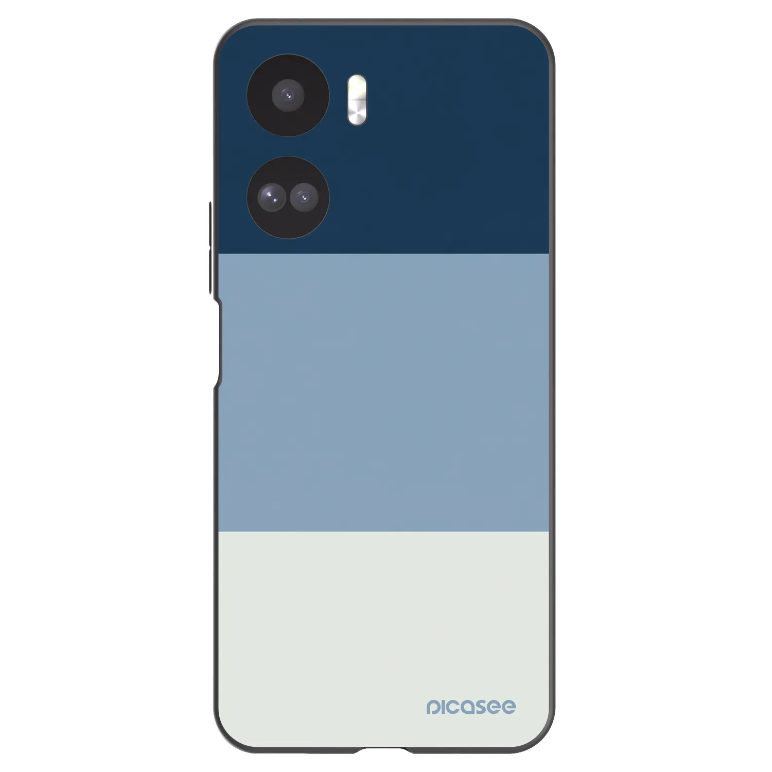Picasee Μαύρη θήκη σιλικόνης για Honor 90 Lite 5G - Coastal Blue