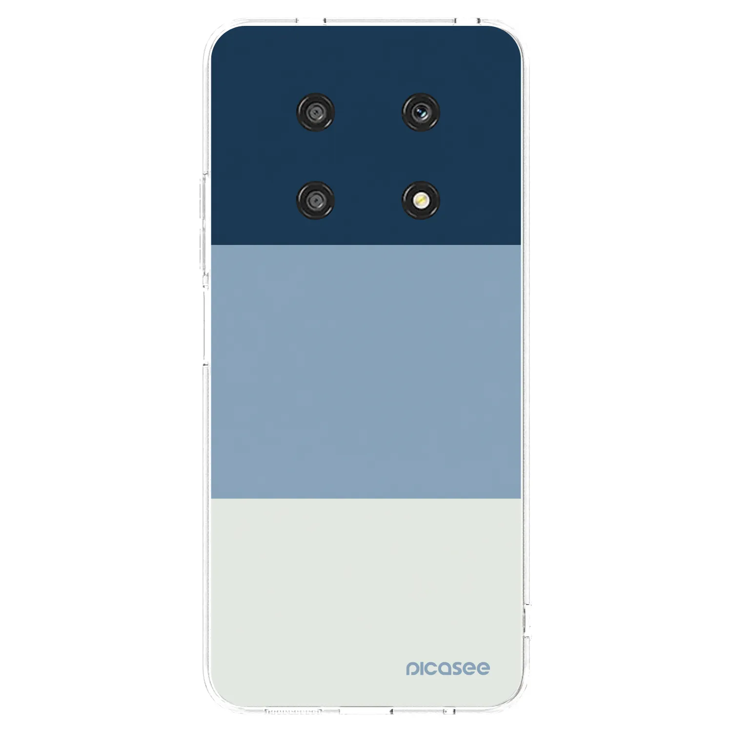 Picasee διαφανής θήκη σιλικόνης Honor Magic4 Lite 5G - Coastal Blue