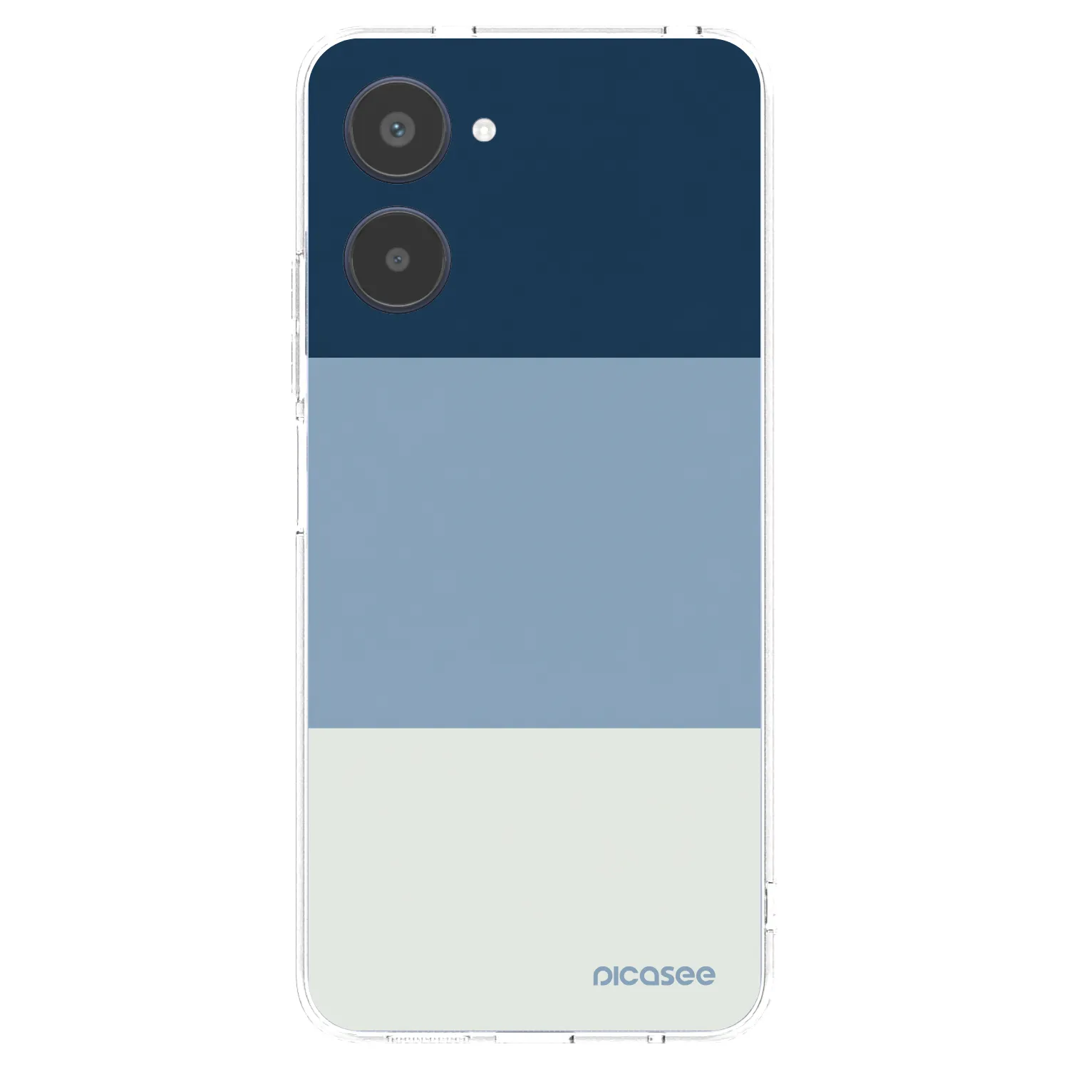 Picasee διαφανής θήκη σιλικόνης Realme 10 4G - Coastal Blue