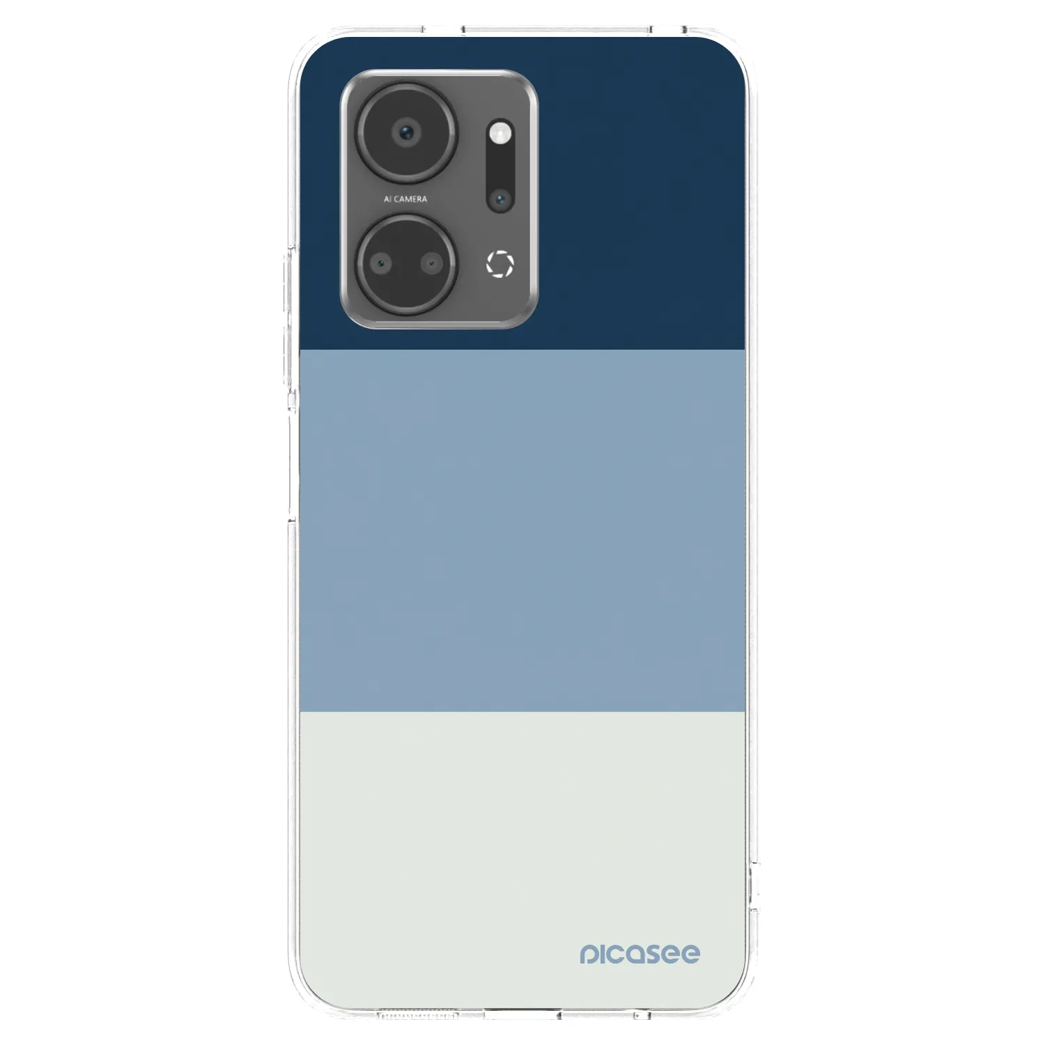 Picasee διαφανής θήκη σιλικόνης Honor X7a - Coastal Blue