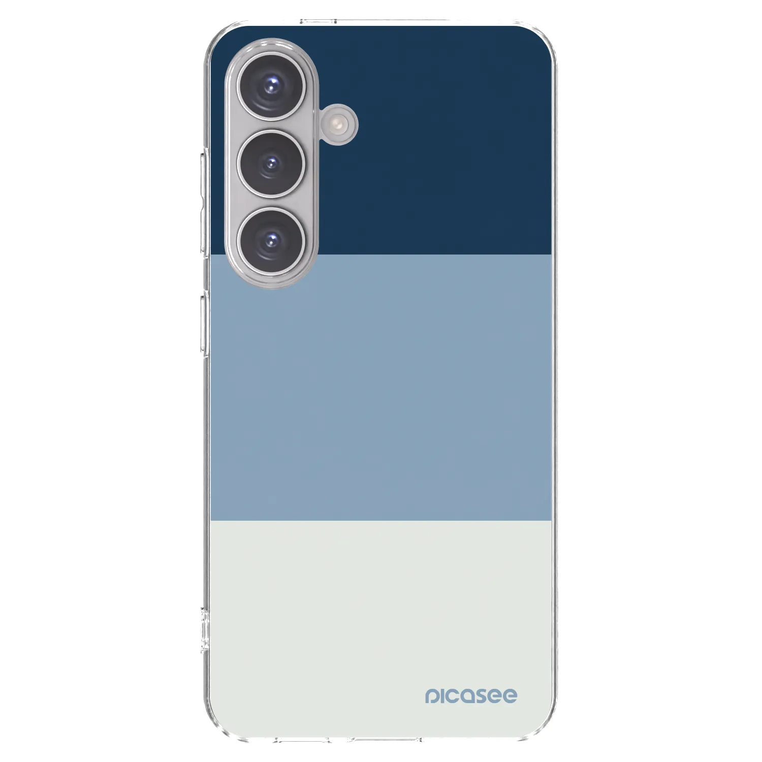 Picasee διαφανής θήκη σιλικόνης Samsung Galaxy S24 S921B 5G - Coastal Blue