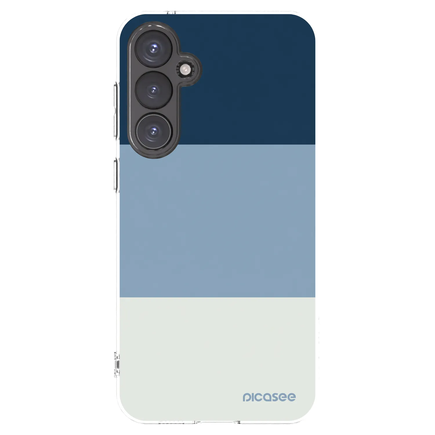Picasee διαφανής θήκη σιλικόνης Samsung Galaxy S23 FE S711B - Coastal Blue