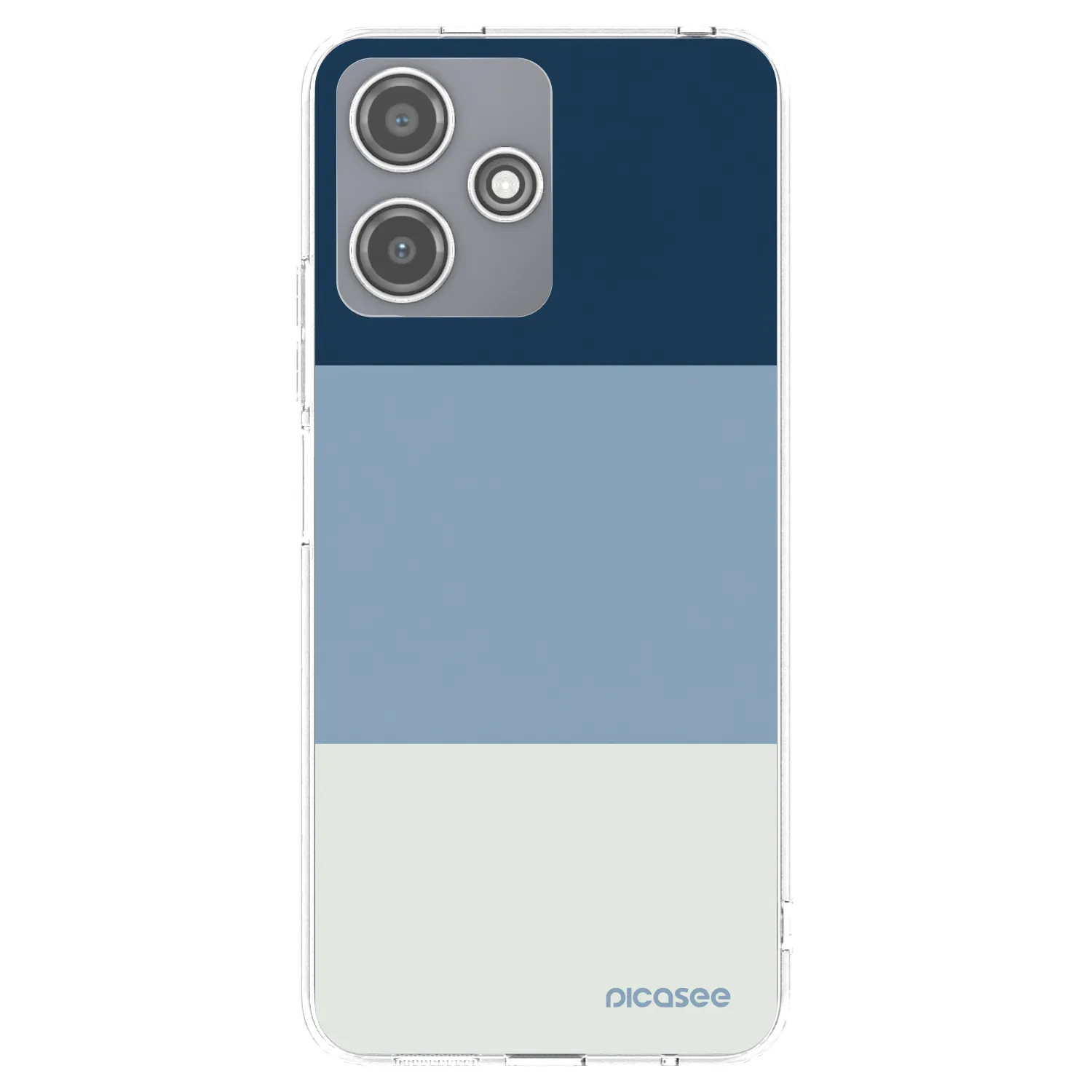 Picasee διαφανής θήκη σιλικόνης Xiaomi Redmi 12 5G - Coastal Blue